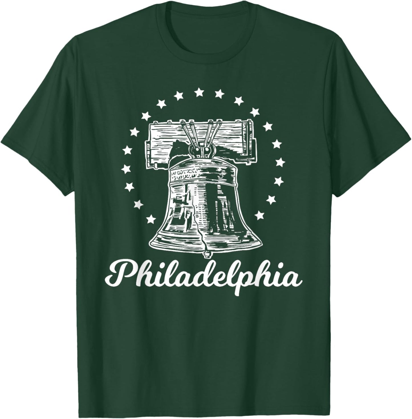 Philadelphia Novelty Liberty Bell Small T-Shirt - T-Shirt | Forest