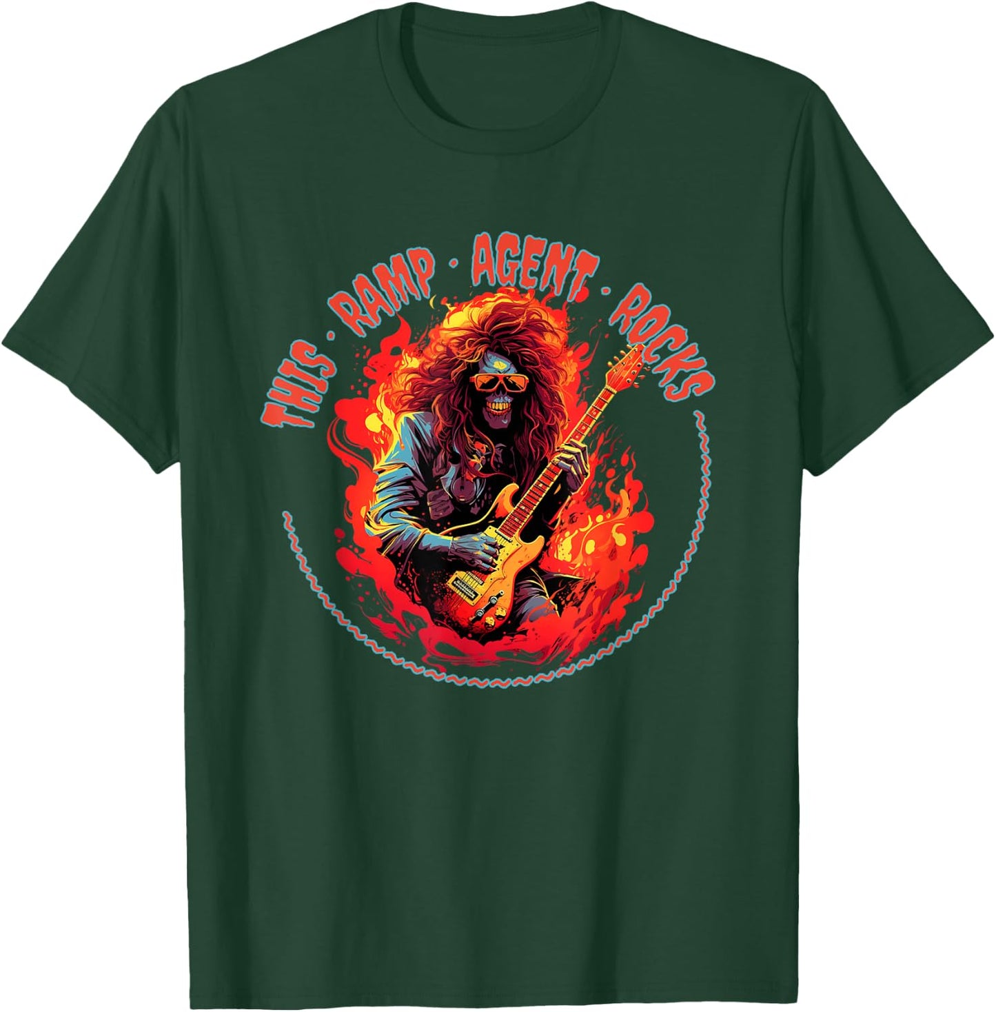 This Ramp Agent Rocks Funny Musician T-Shirt - T-Shirt | Forest