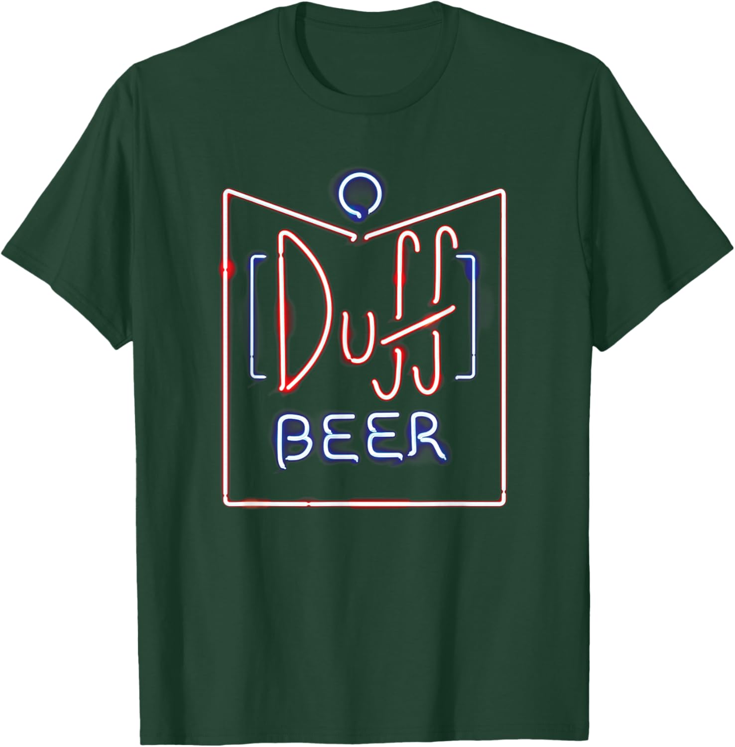 The Simpsons Duff Beer Neon Sign T-Shirt - T-Shirt | Forest