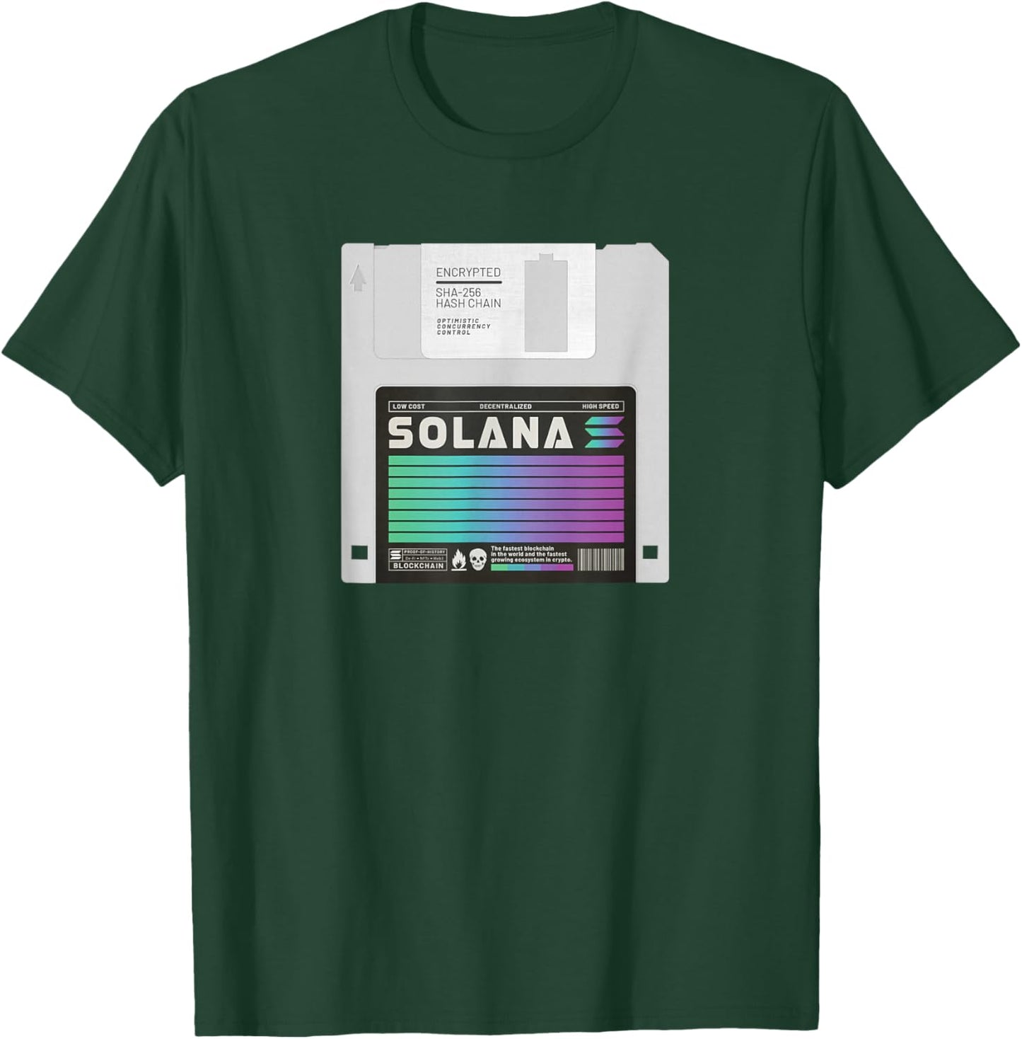 Solana Crypto - SOL Token - Cryptocurrency T-Shirt - T-Shirt | Forest