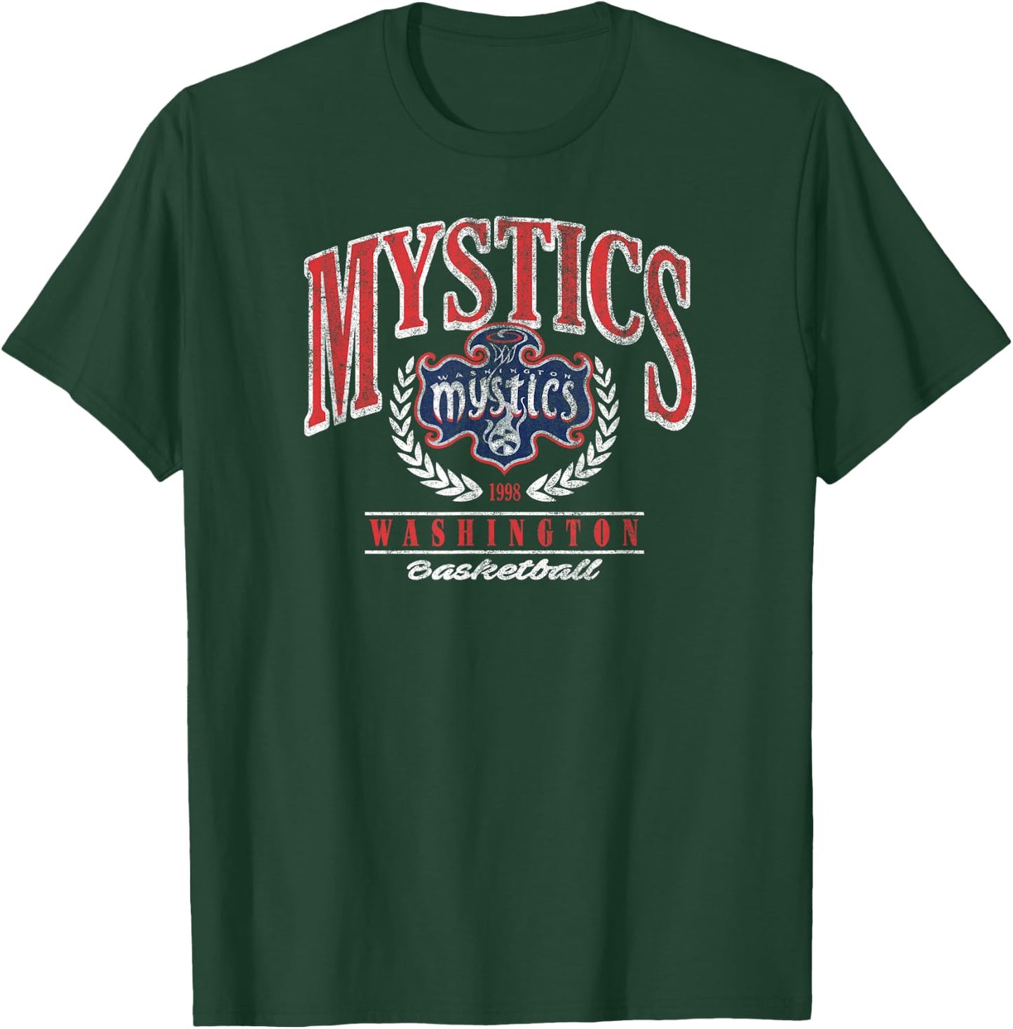 WNBA Washington Mystics Top Class Out Of Bounds T-Shirt - T-Shirt | Forest