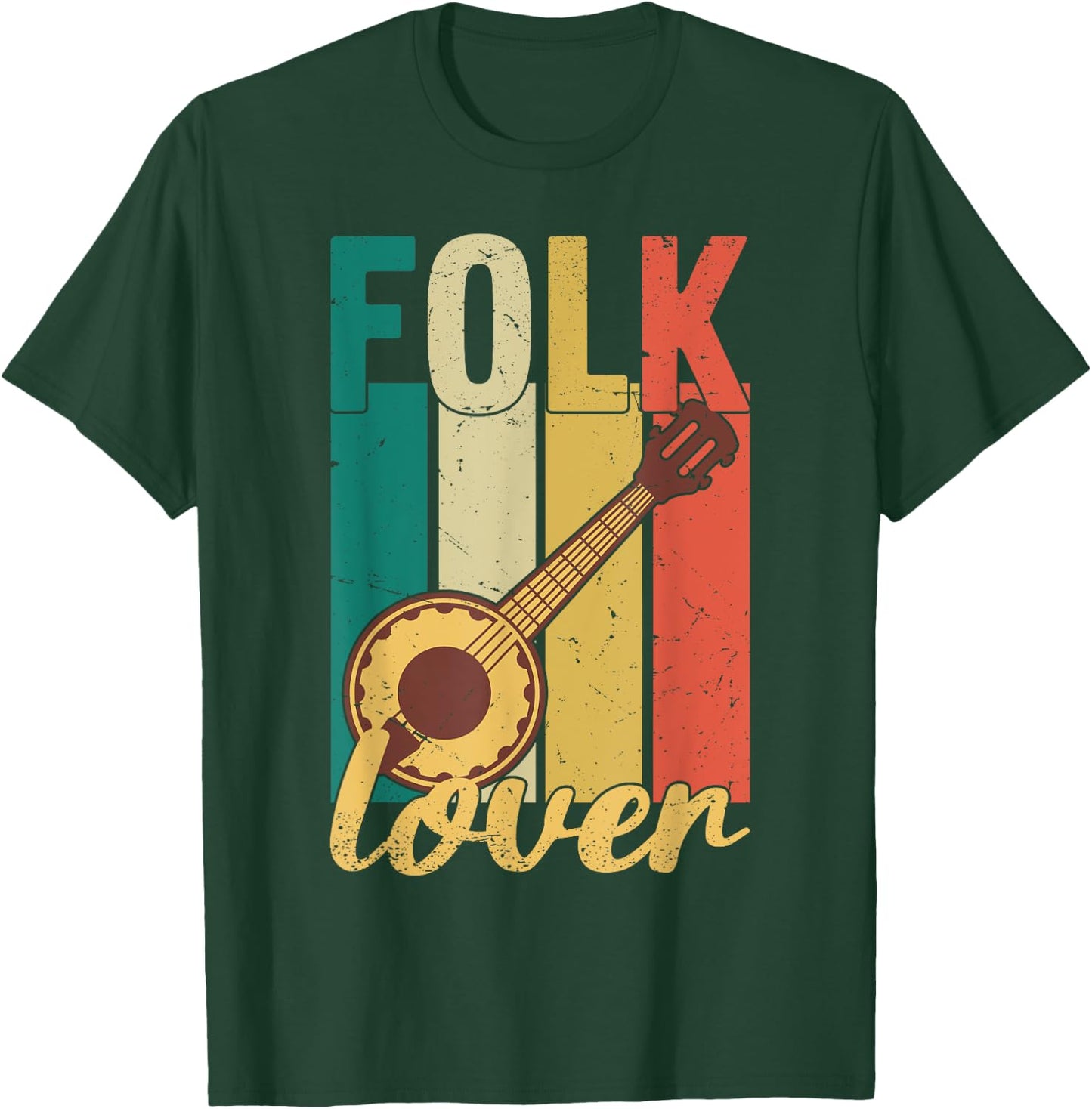 American Folk Music T-Shirt - T-Shirt | Forest
