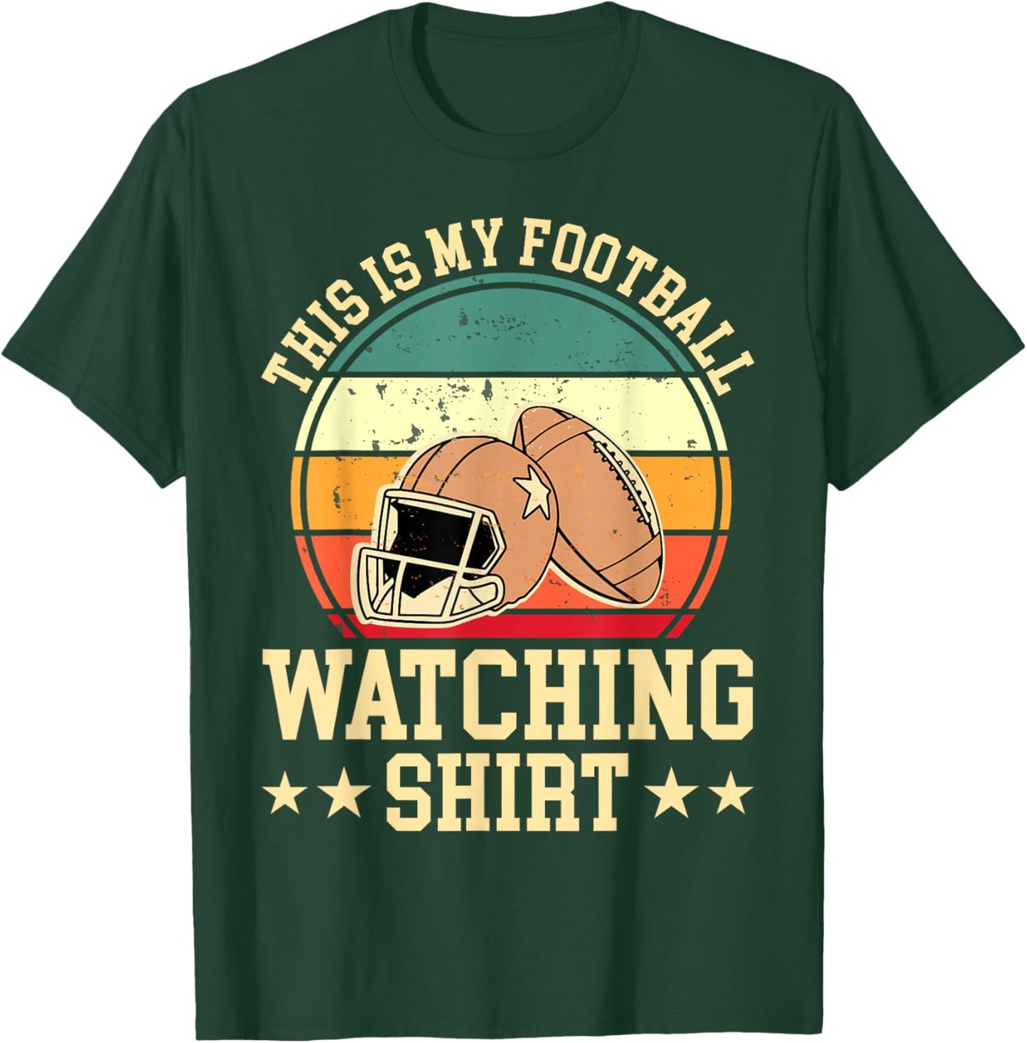 This Is My Football Watching Shirt T-Shirt - T-Shirt | Forest
