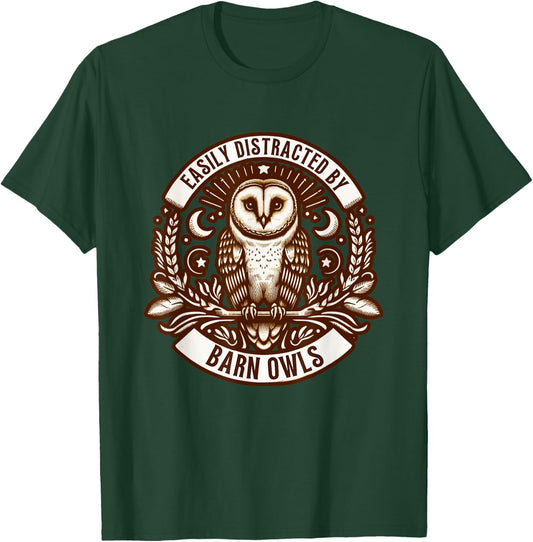 Barn Owl Lover Barn Owls T-Shirt - T-Shirt | Forest