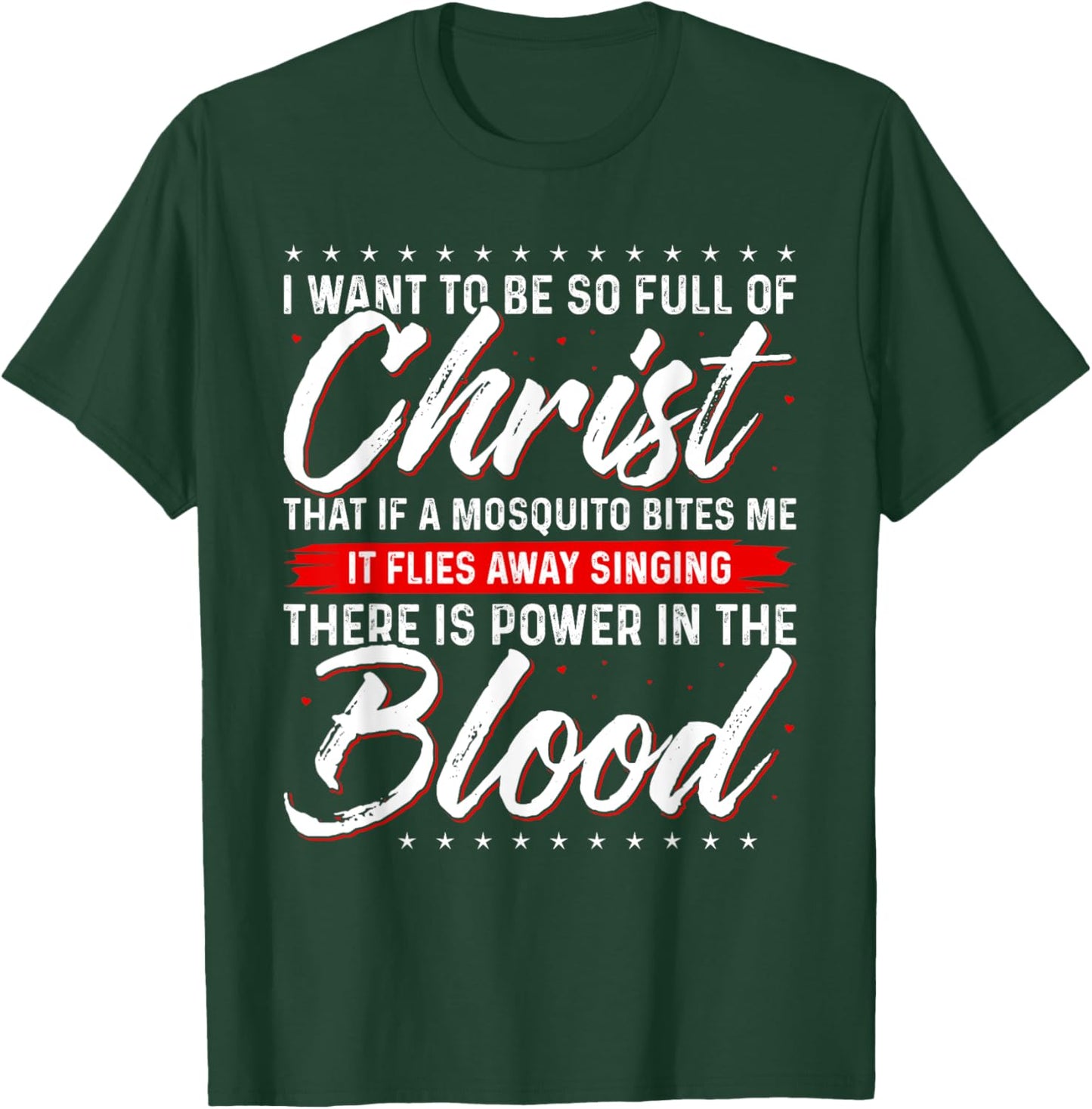 There Is Power In the Blood T Shirt Jesus Shirts T-Shirt - T-Shirt | Forest