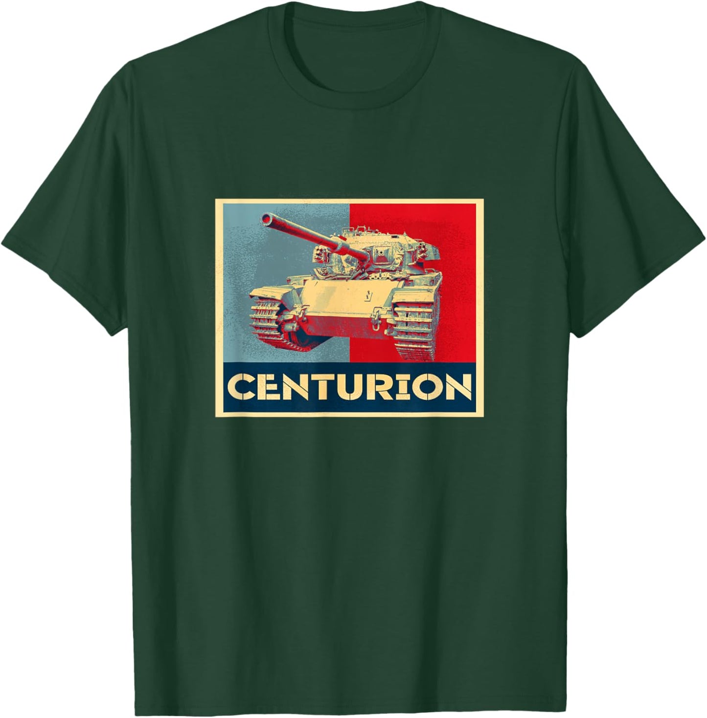 Centurion Tank WW2 British Military UK Armored Vehicle AFV T-Shirt - T-Shirt | Forest