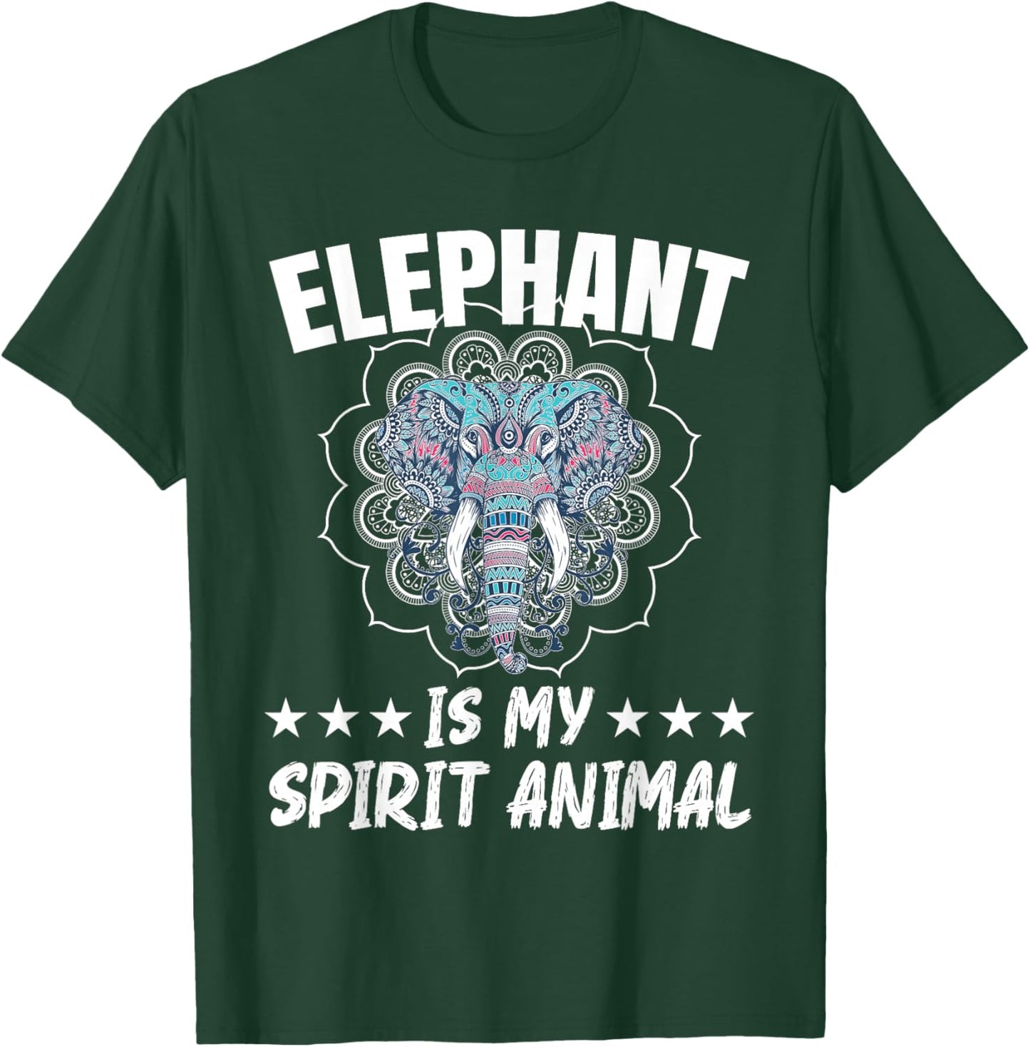 Elephant Is My Spirit Animal Wildlife Animal Zafari T-Shirt - T-Shirt | Forest