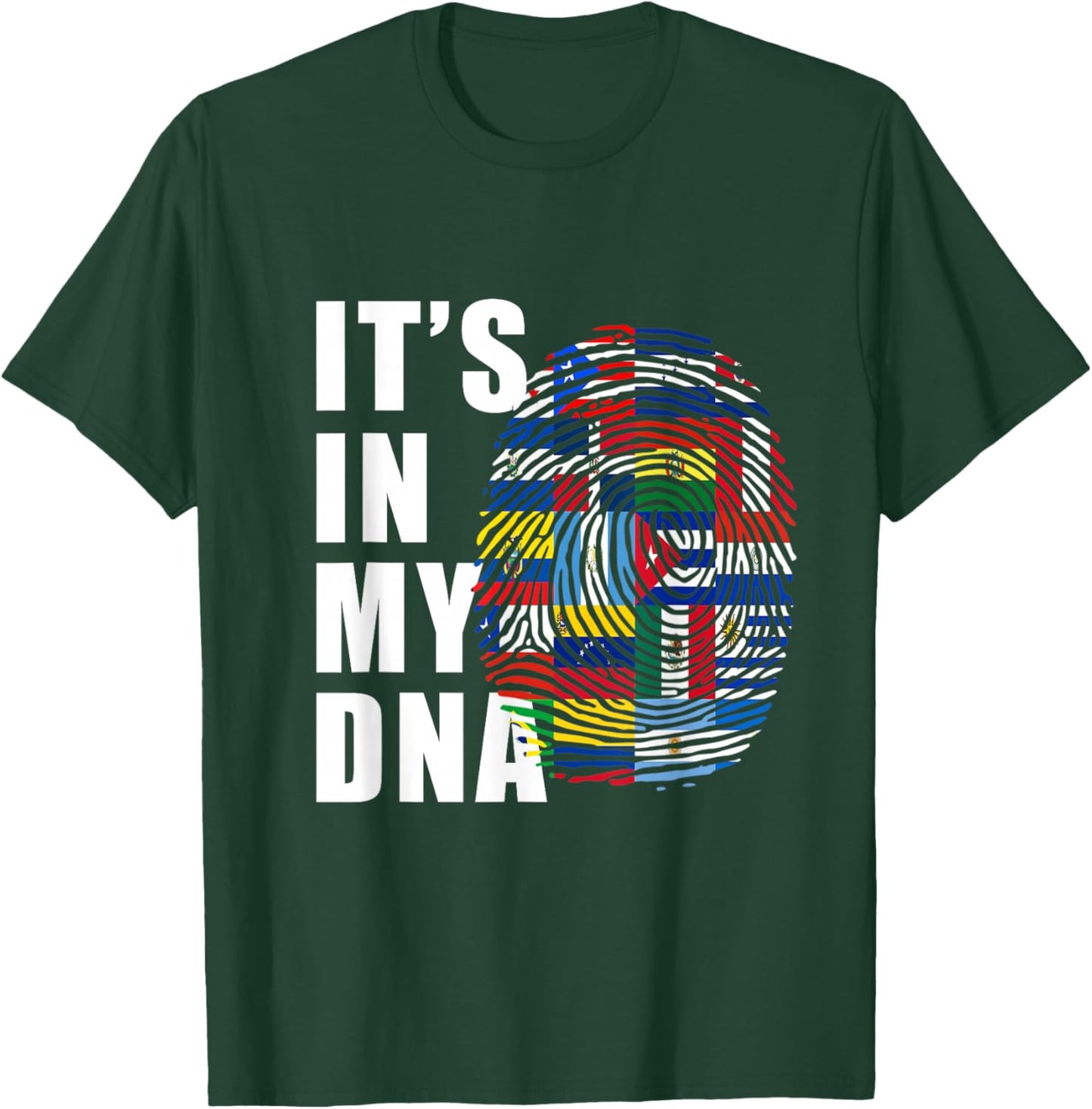 It's in my DNA Latino Latina Pride Hispanic Heritage Month T-Shirt - T-Shirt | Forest