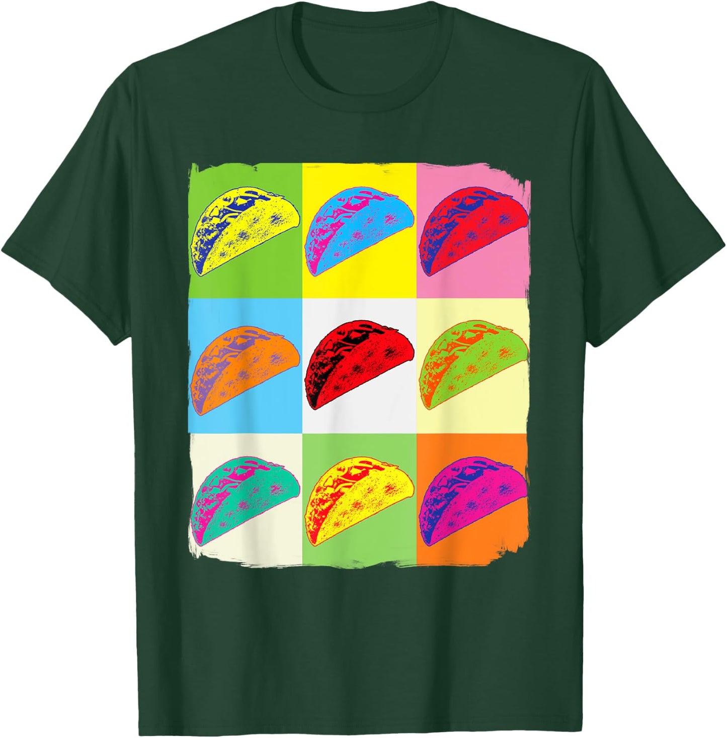 Taco Lover, Funny Taco Art, Mexican Food Lover, Taco T-Shirt - T-Shirt | Forest