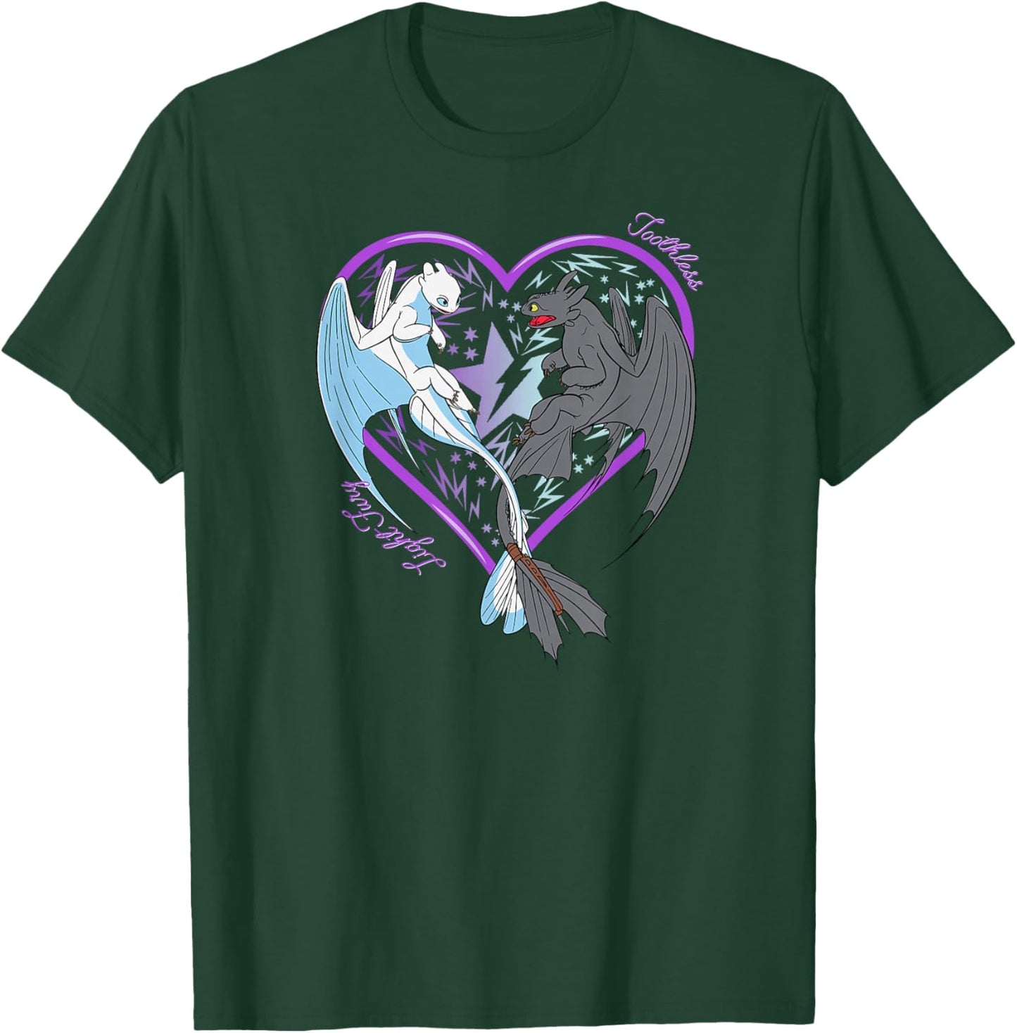 How to Train Your Dragon 3 Night Light T-Shirt - T-Shirt | Forest