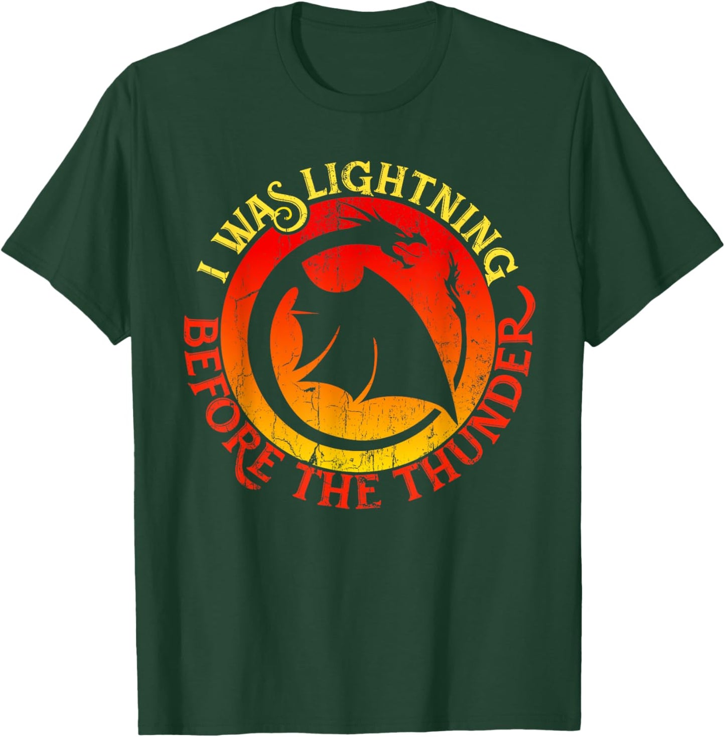 I Was Lightning Before the Thunder T-Shirt - T-Shirt | Forest