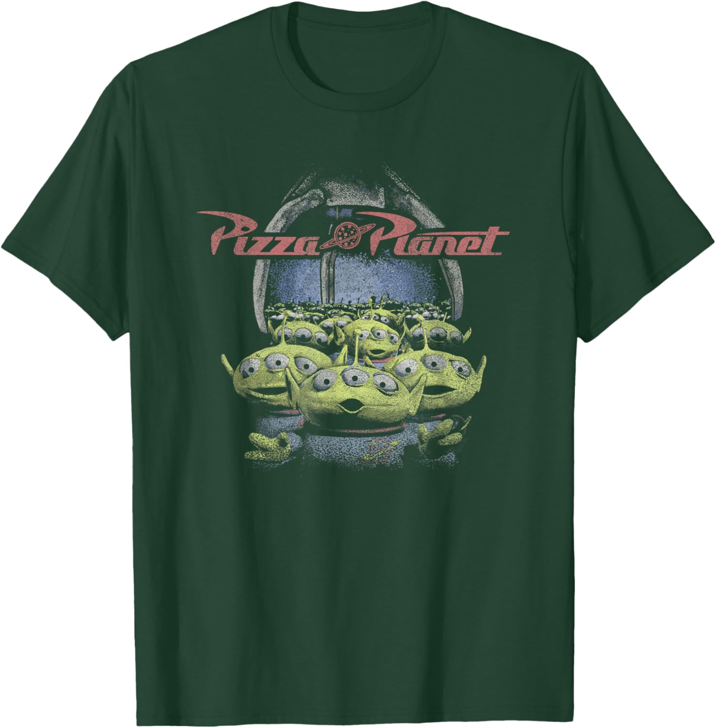 Disney Pixar Toy Story Pizza Planet Aliens & Claw T-Shirt - T-Shirt | Forest
