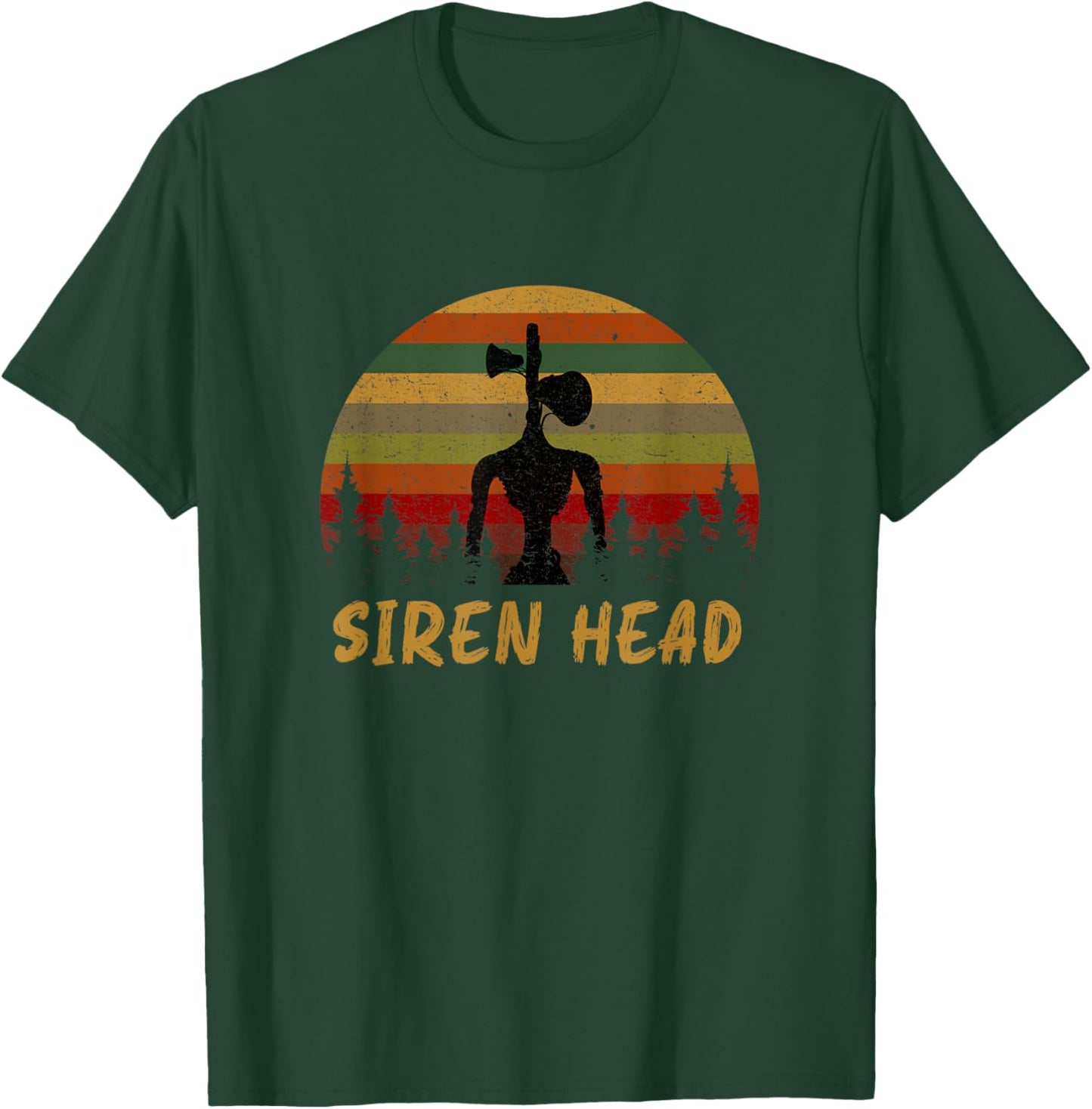 Retro Supernatural Cryptid Siren Head for Boys T-Shirt - T-Shirt | Forest