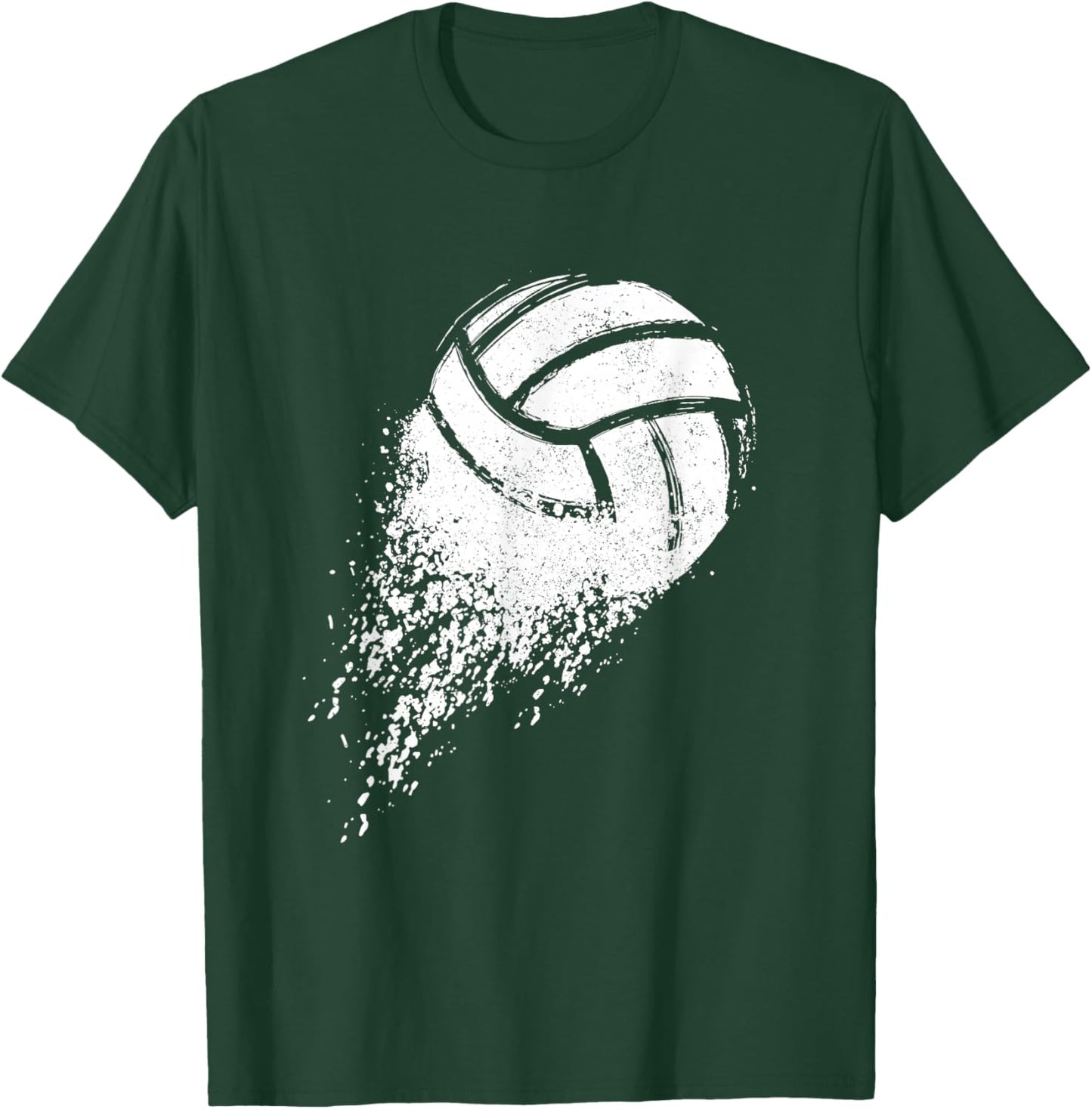 Volleyball Vintage Retro Sport Volleyball Player T-Shirt - T-Shirt | Forest