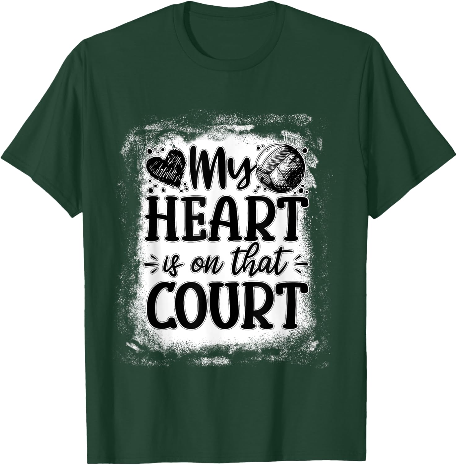 Volleyball Mom Volleyball Player Volleyball Mothers Day T-Shirt - T-Shirt | Forest