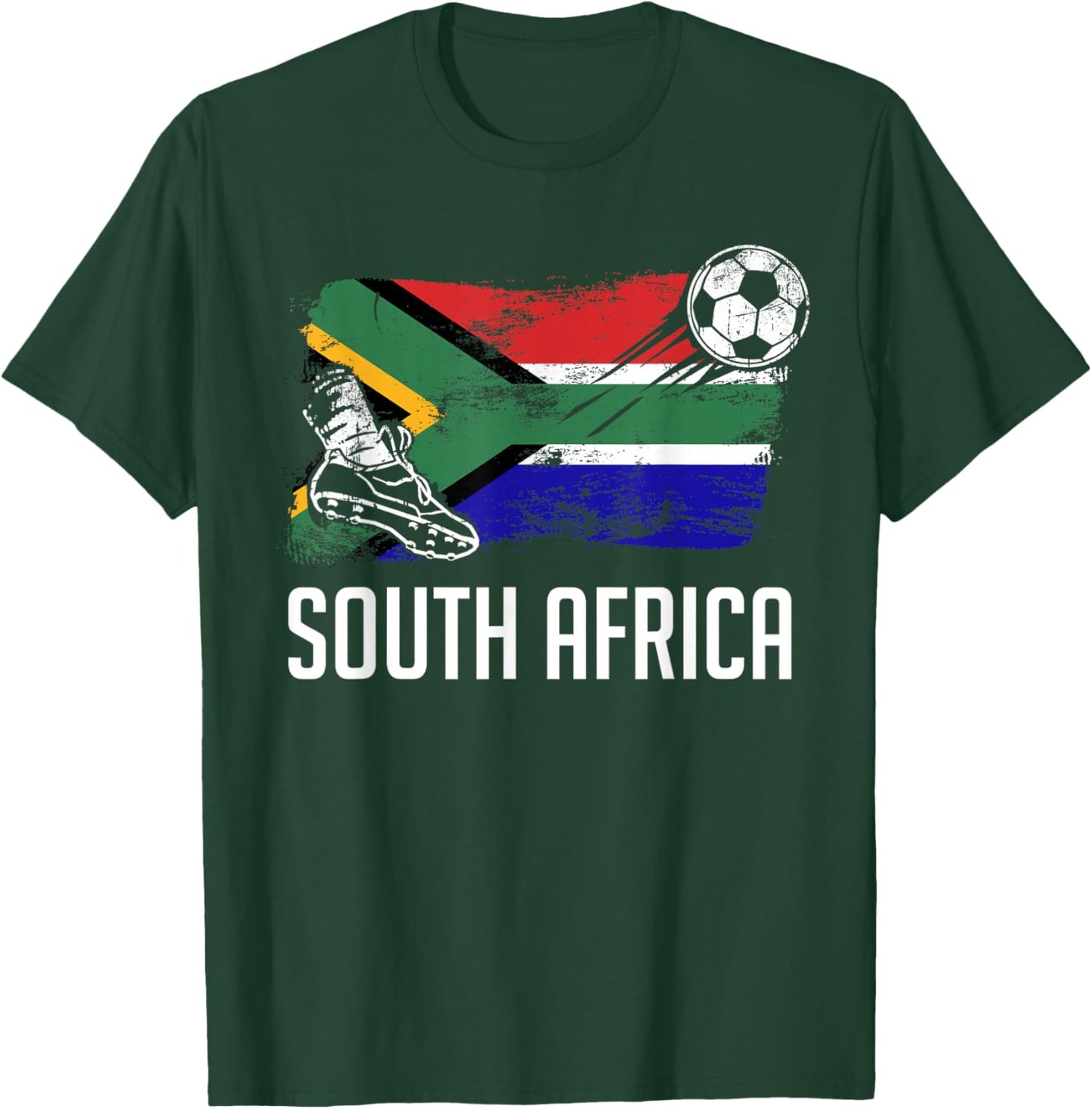 South Africa Flag Jersey South African Soccer Team T-Shirt - T-Shirt | Forest