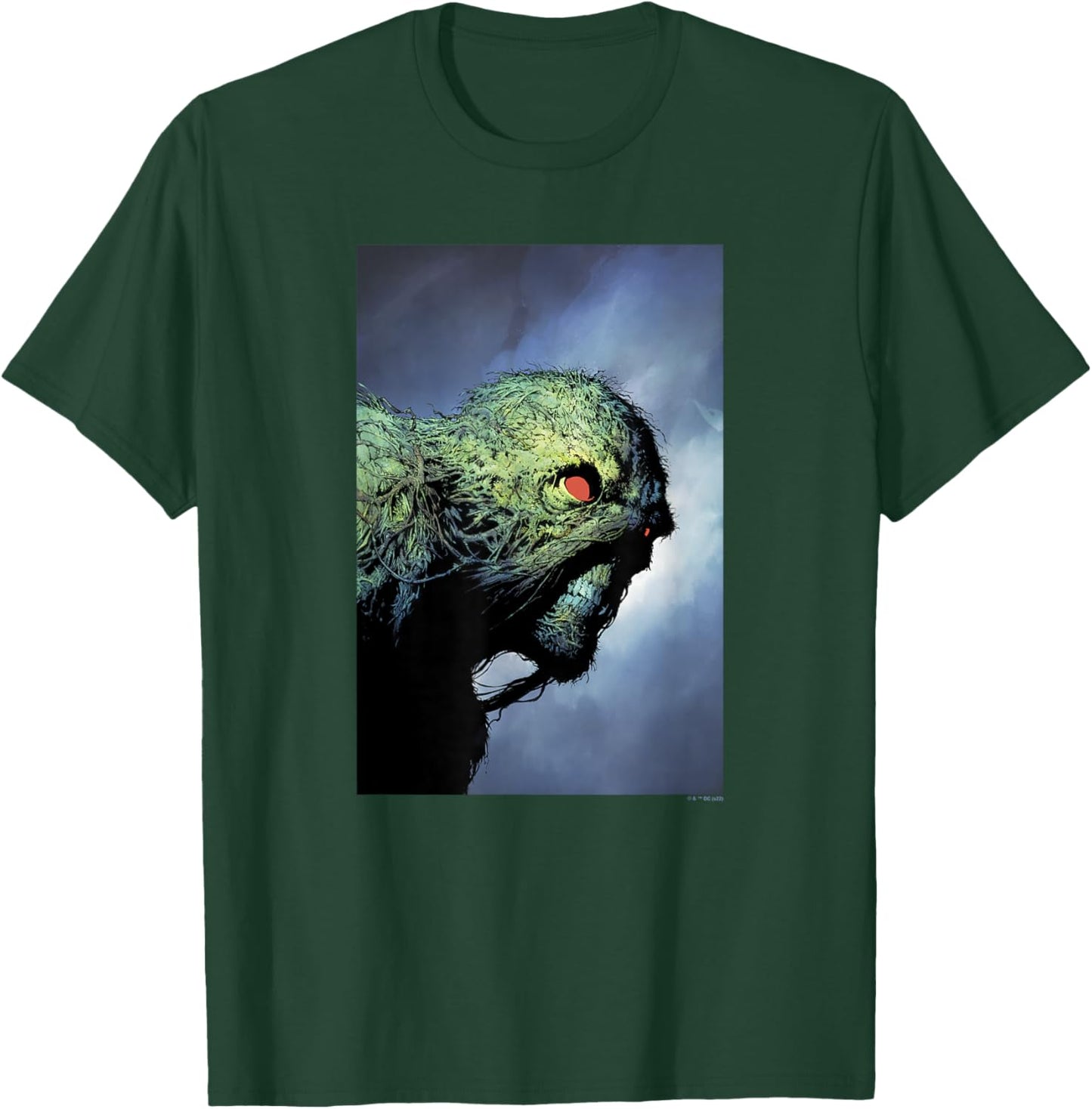 DC Comics Batman Swamp Thing Portrait T-Shirt - T-Shirt | Forest