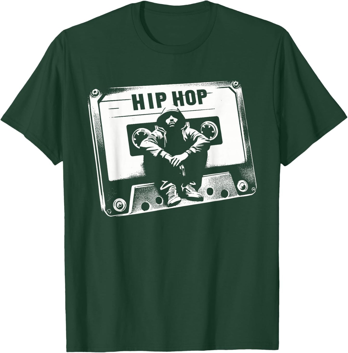 Vintage Cassette Tape Hip Hop Music 80s 90s Retro Graphic T-Shirt - T-Shirt | Forest