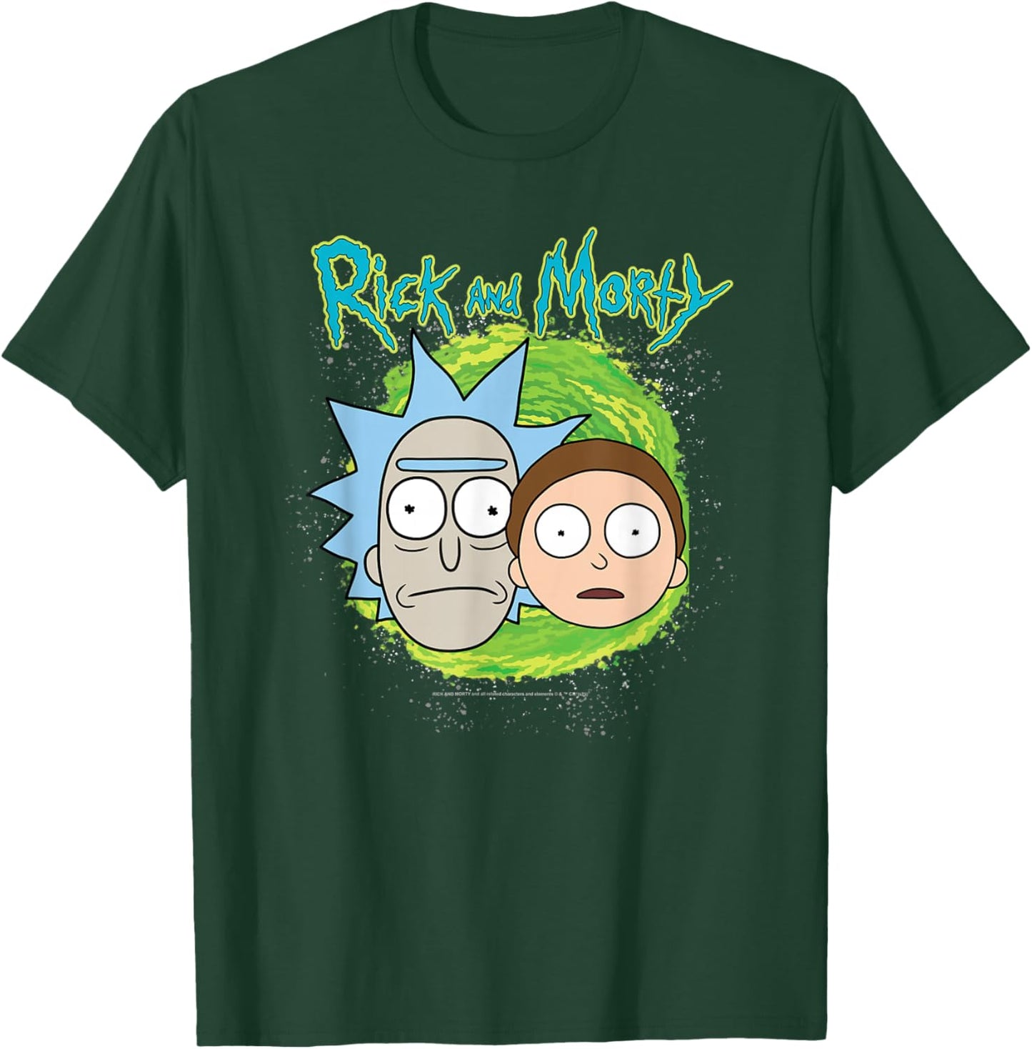 Rick and Morty Floating Heads Small T-Shirt - T-Shirt | Forest
