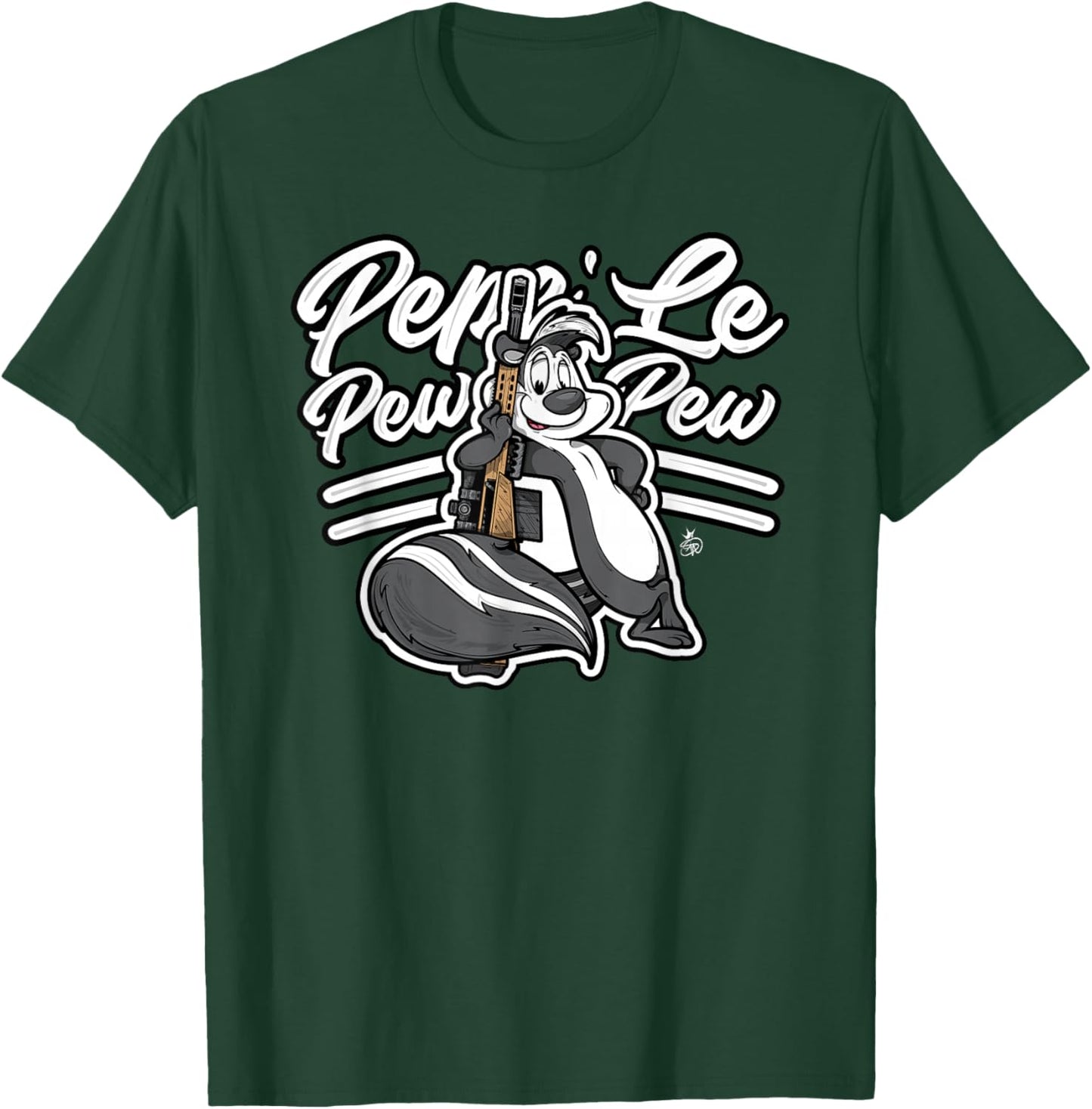 Pepe Le PewPew Fifty Cal M8A1 Barrett Rifle T-Shirt - T-Shirt | Forest