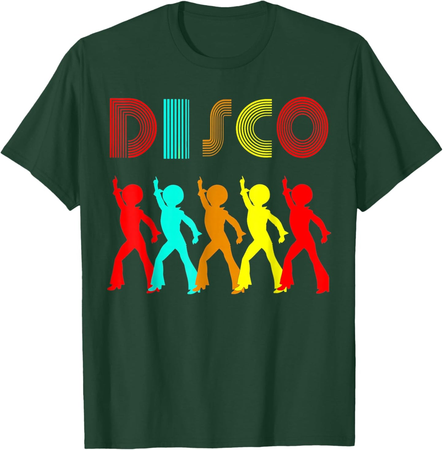I Love Disco, Retro Vintage Dancing Party 70s 80s Disco Ball T-Shirt - T-Shirt | Forest