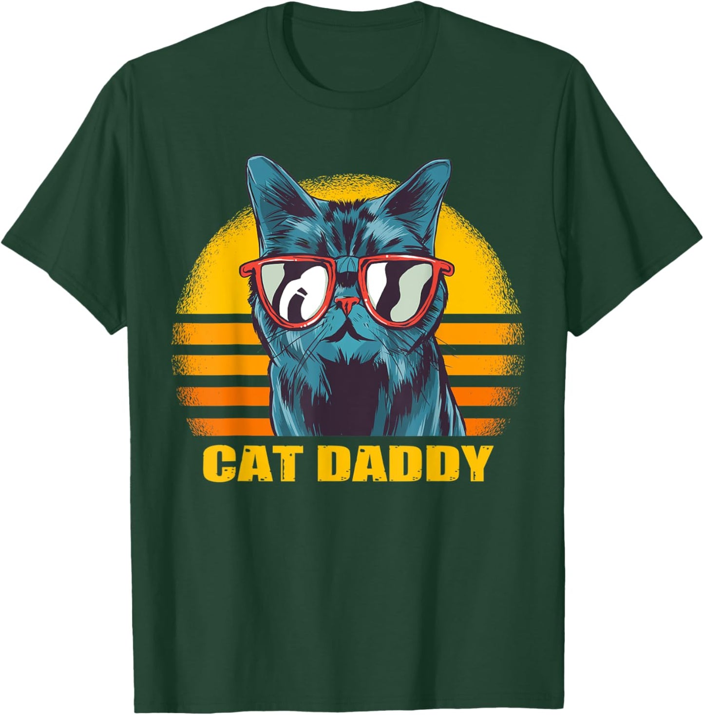 Vintage Cat Daddy T-Shirt - T-Shirt | Forest