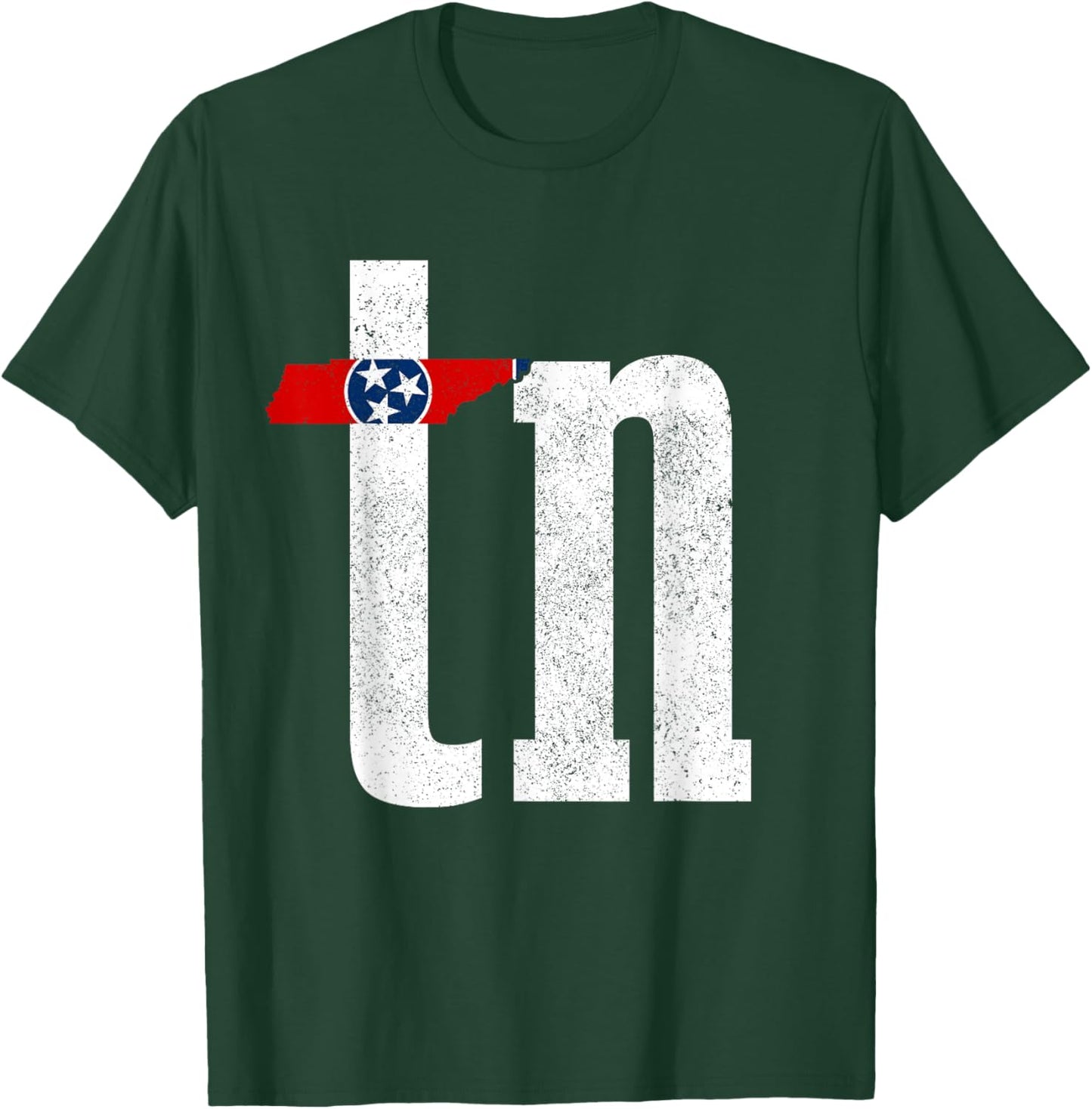 Tennessee Flag TN Pride State Map Nashville Memphis T-Shirt - T-Shirt | Forest