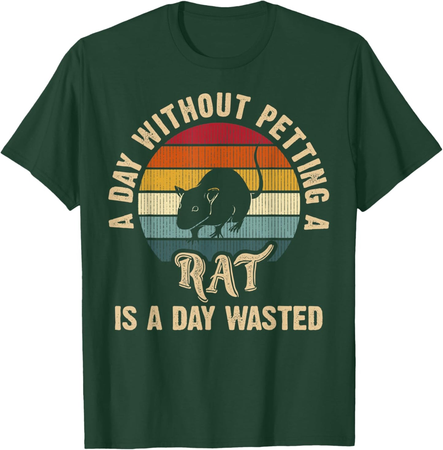 I Like Rat Funny Rat lover vintage animal pet cute T-Shirt - T-Shirt | Forest