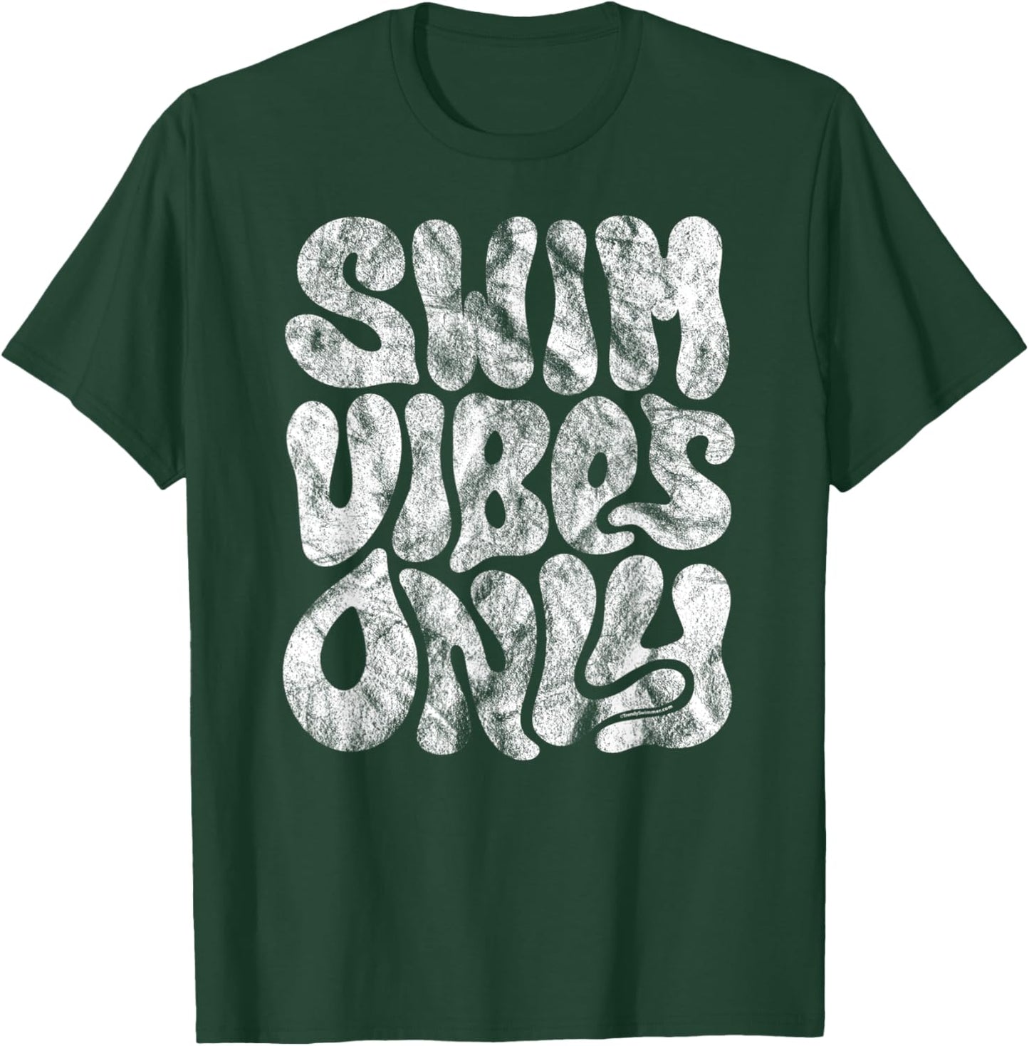 Swim Vibes Only Swimmer T-Shirt - T-Shirt | Forest