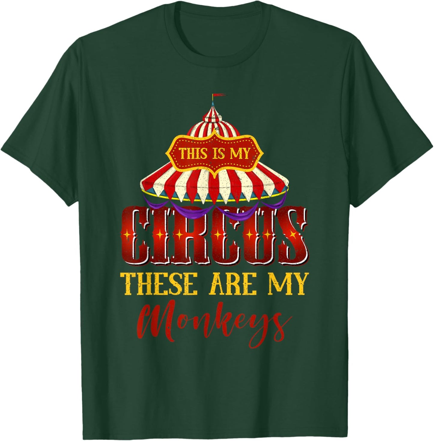 Circus Artist Carnie Funny Carnival Costume Party Circus T-Shirt - T-Shirt | Forest