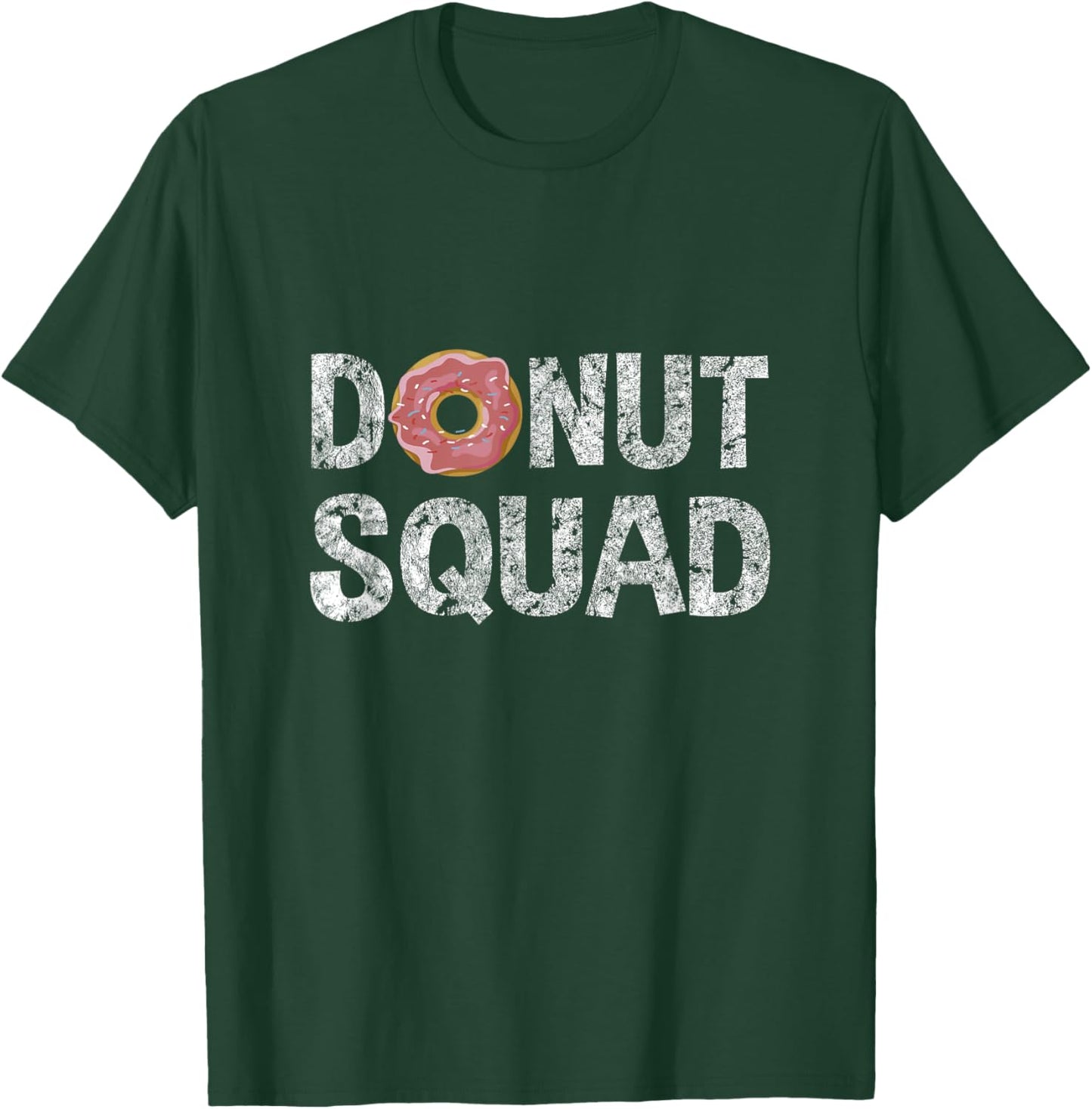 Doughnut Squad - Funny Snack Fitness Doughnut T-Shirt - T-Shirt | Forest