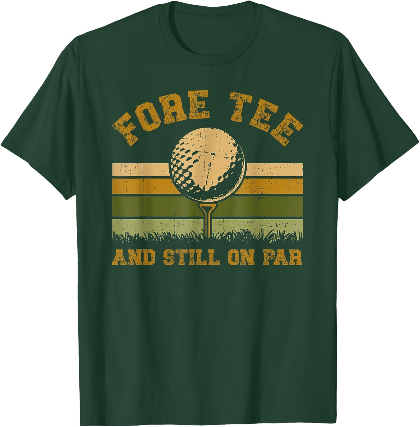 Fore 40th Birthday Golf T-Shirt - T-Shirt | Forest