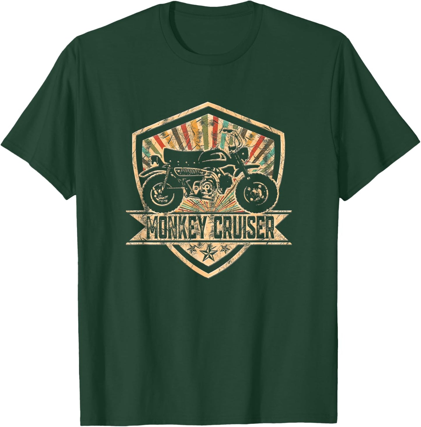 Monkey Z50 Cruiser Moped Motorcycle Japan T-Shirt - T-Shirt | Forest