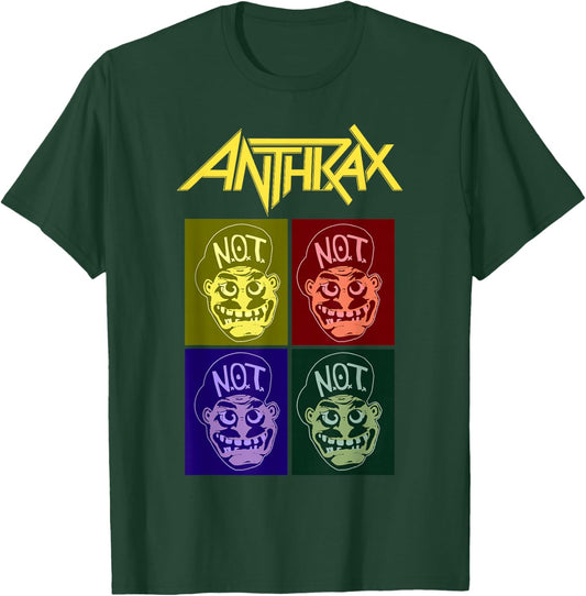 Anthrax - Amazon Exclusive Not Man Pop Art T-Shirt - T-Shirt | Forest