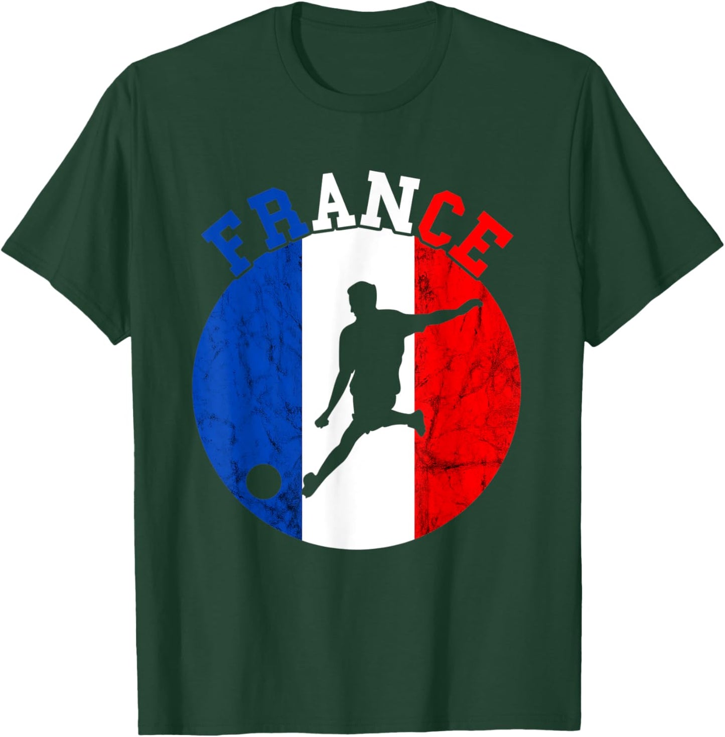 France Soccer Team Soccer Player Flag France Soccer Team T-Shirt - T-Shirt | Forest