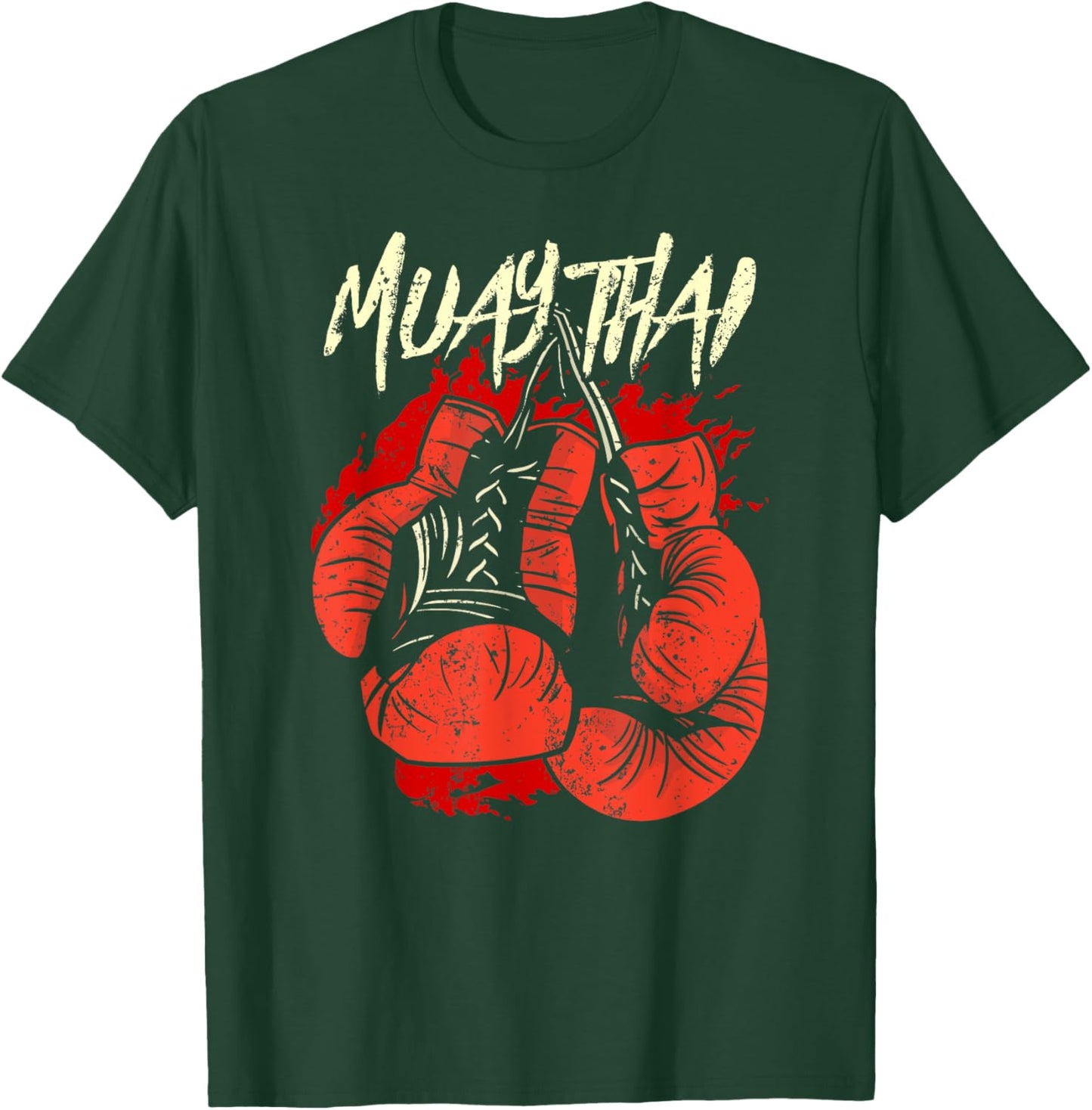 Muay Thai Hobby Boxing Martial Arts Fighter T-Shirt - T-Shirt | Forest