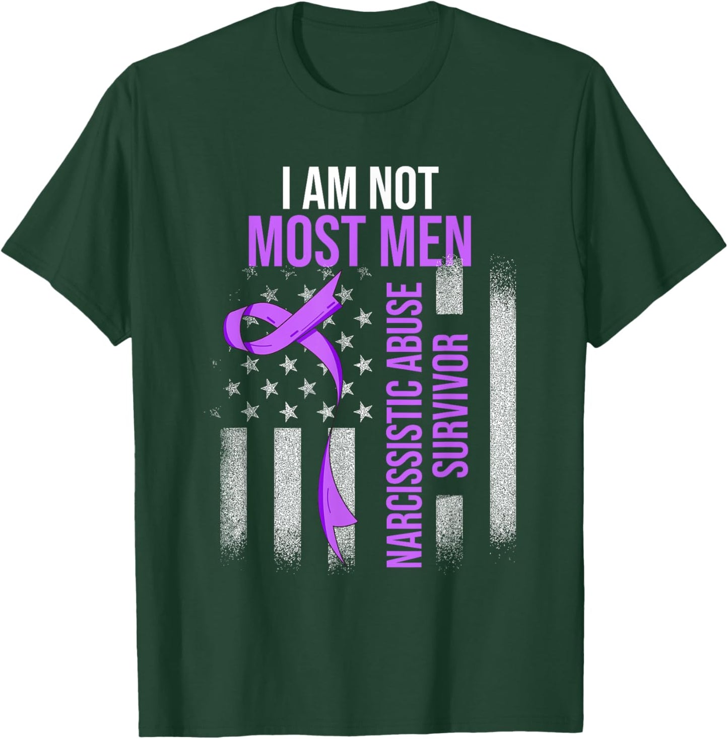 World Narcissistic Abuse Awareness Survivor T-Shirt - T-Shirt | Forest