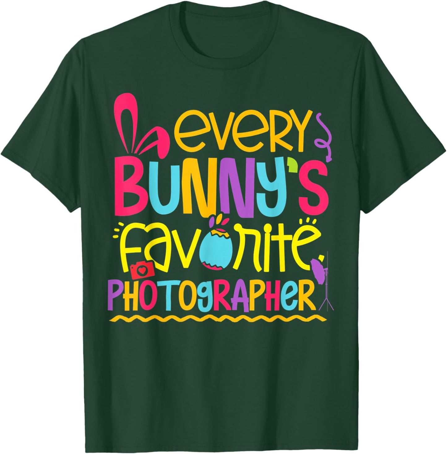 Easter Photographer Camera Photography Lovers T Shirt T-Shirt - T-Shirt | Forest