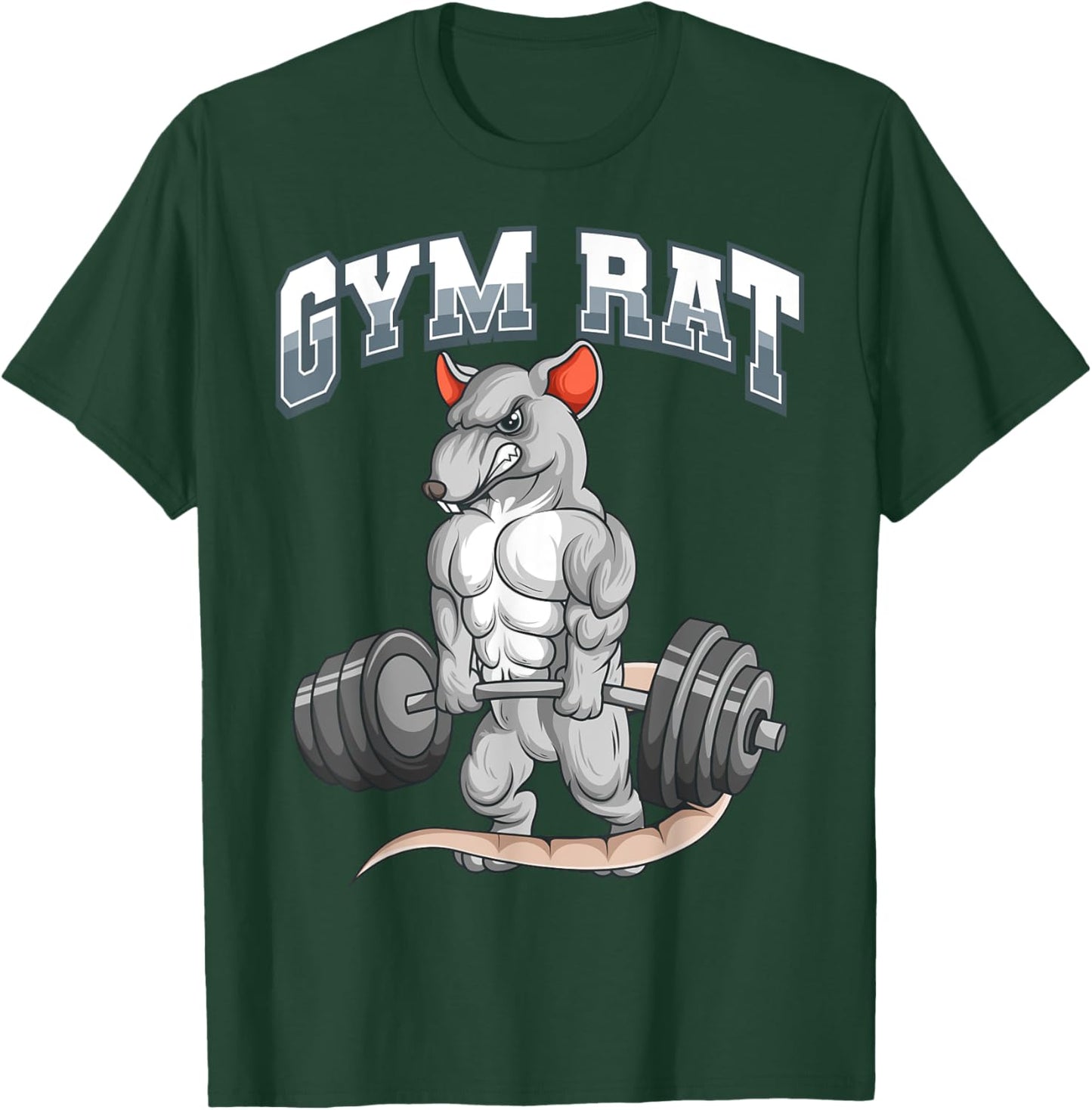 Gym Rat Fitness Bodybuilding T-Shirt - T-Shirt | Forest