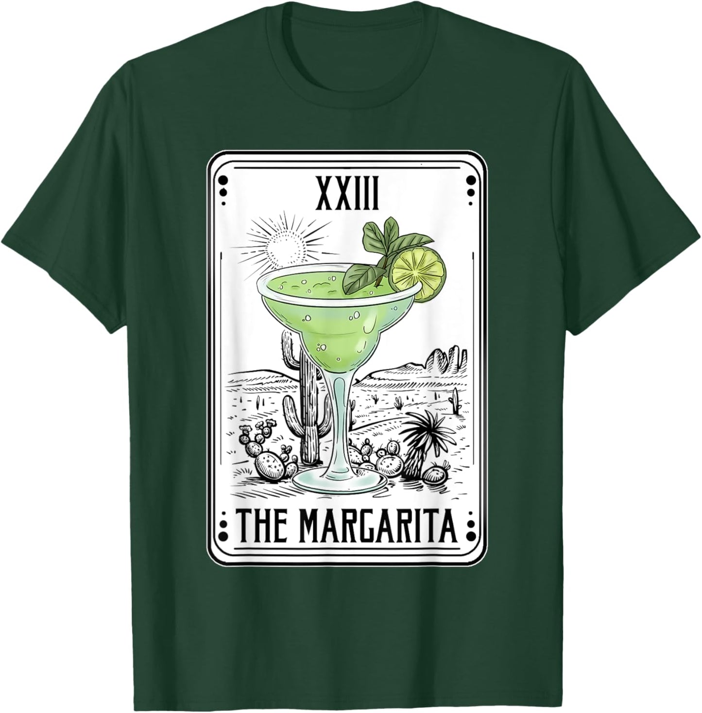 Drinking Tarot Card Margarita Tarot Meaning Bridesmaid T-Shirt - T-Shirt | Forest