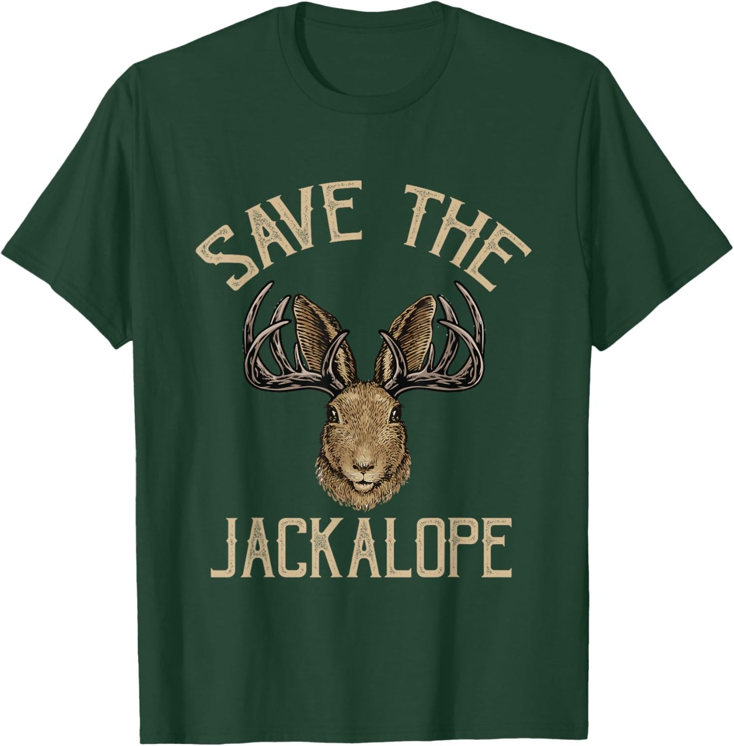 Save the Jackalope, funny design for Jackalope fans T-Shirt - T-Shirt | Forest