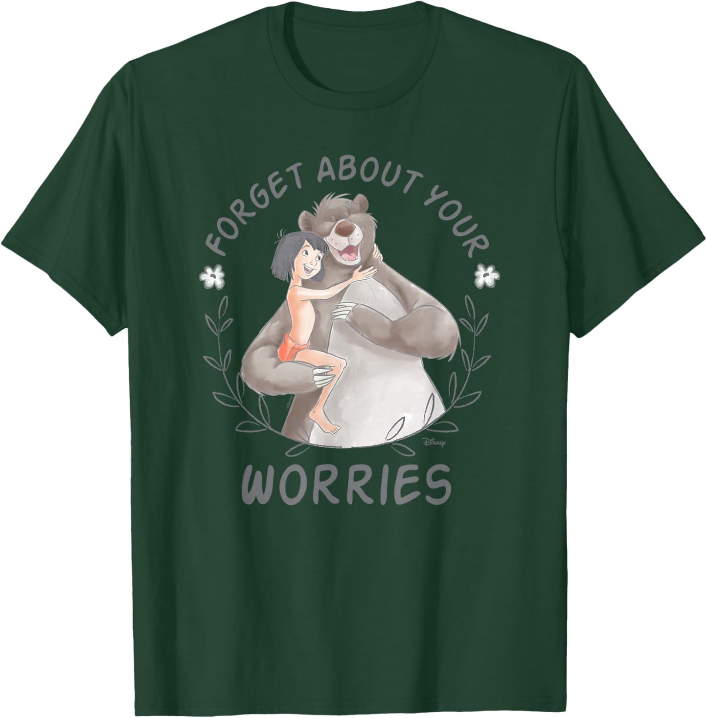 The Jungle Book - Forget About Your Worries Jungle Book T-Shirt - T-Shirt | Forest
