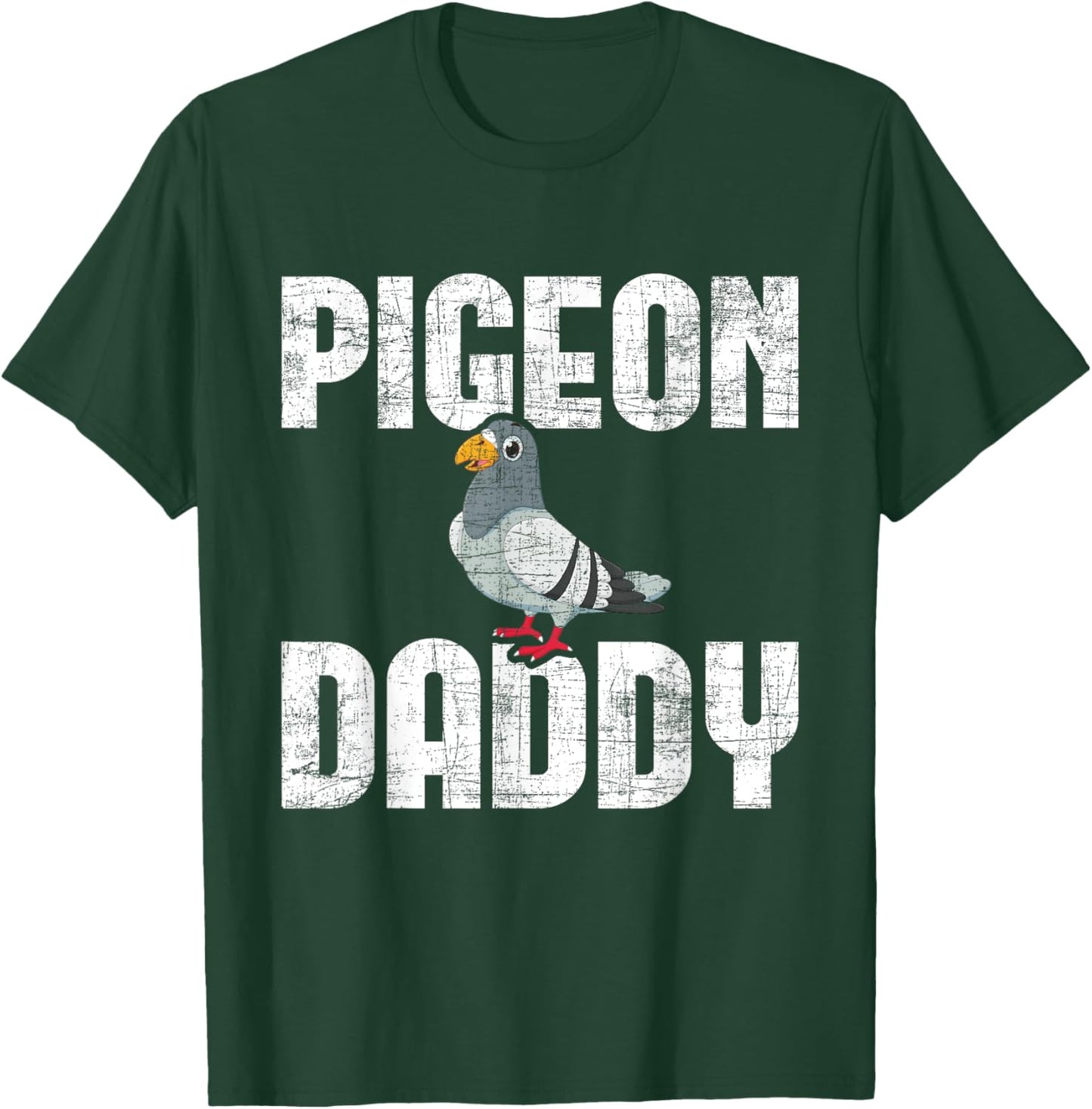 Pigeon Daddy - Bird Lover Pigeon Racing Homing Birdwatcher T-Shirt - T-Shirt | Forest