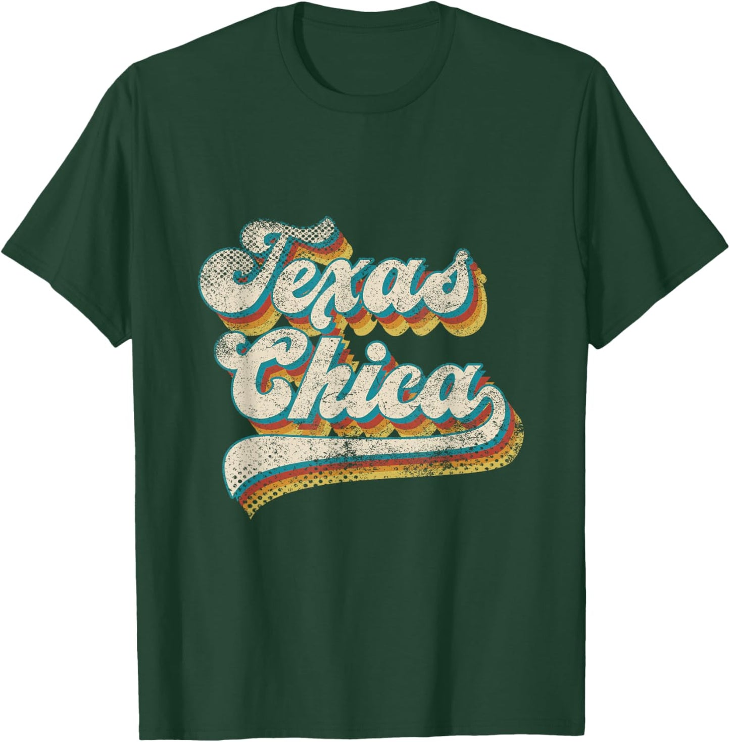 Vintage Texas Chica Retro Texas Chica T-Shirt - T-Shirt | Forest