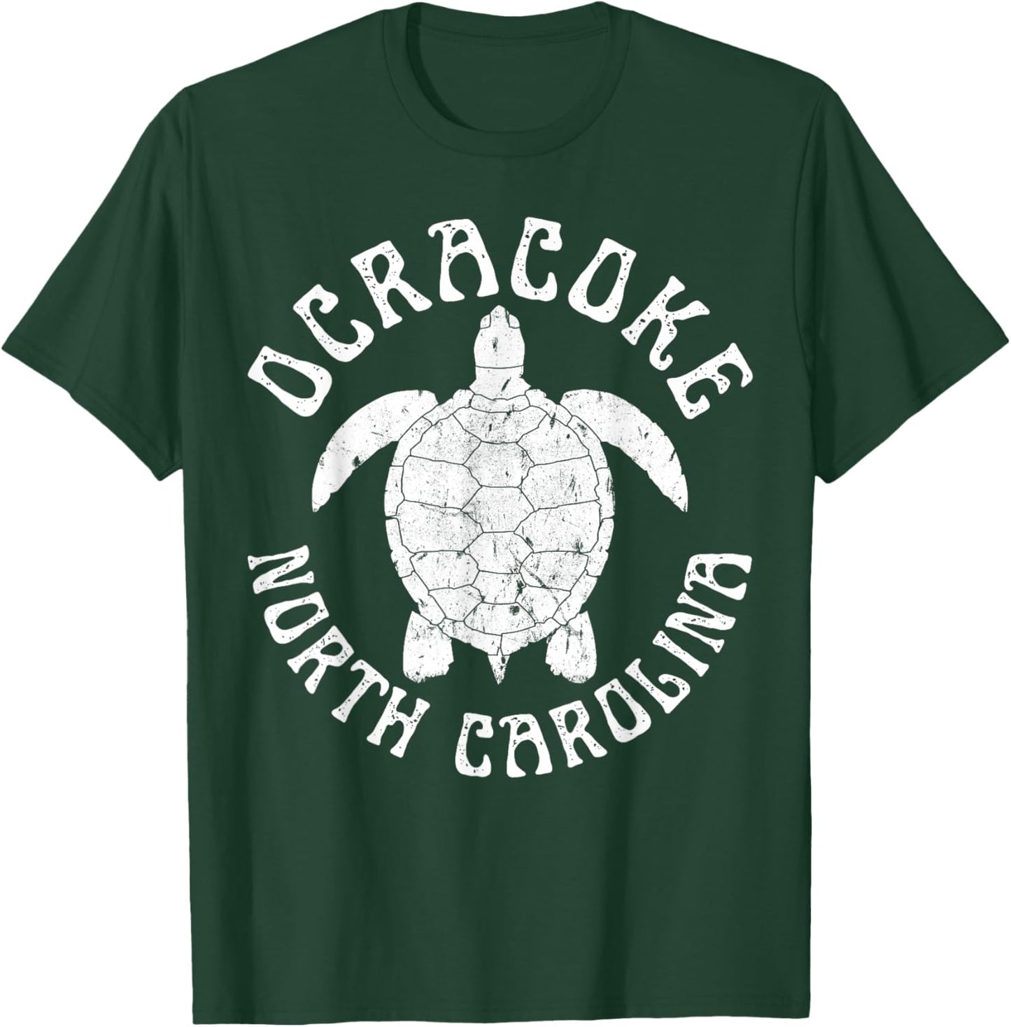 Ocracoke Island North Carolina Beach Sea Turtle Summer T-Shirt - T-Shirt | Forest