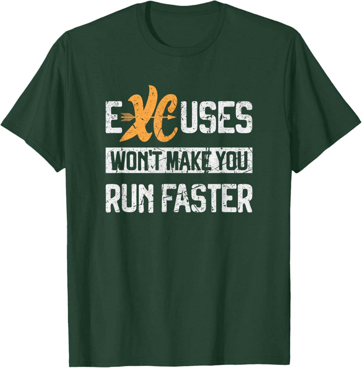 Cross Country Running Excuses Track and Field T-Shirt - T-Shirt | Forest
