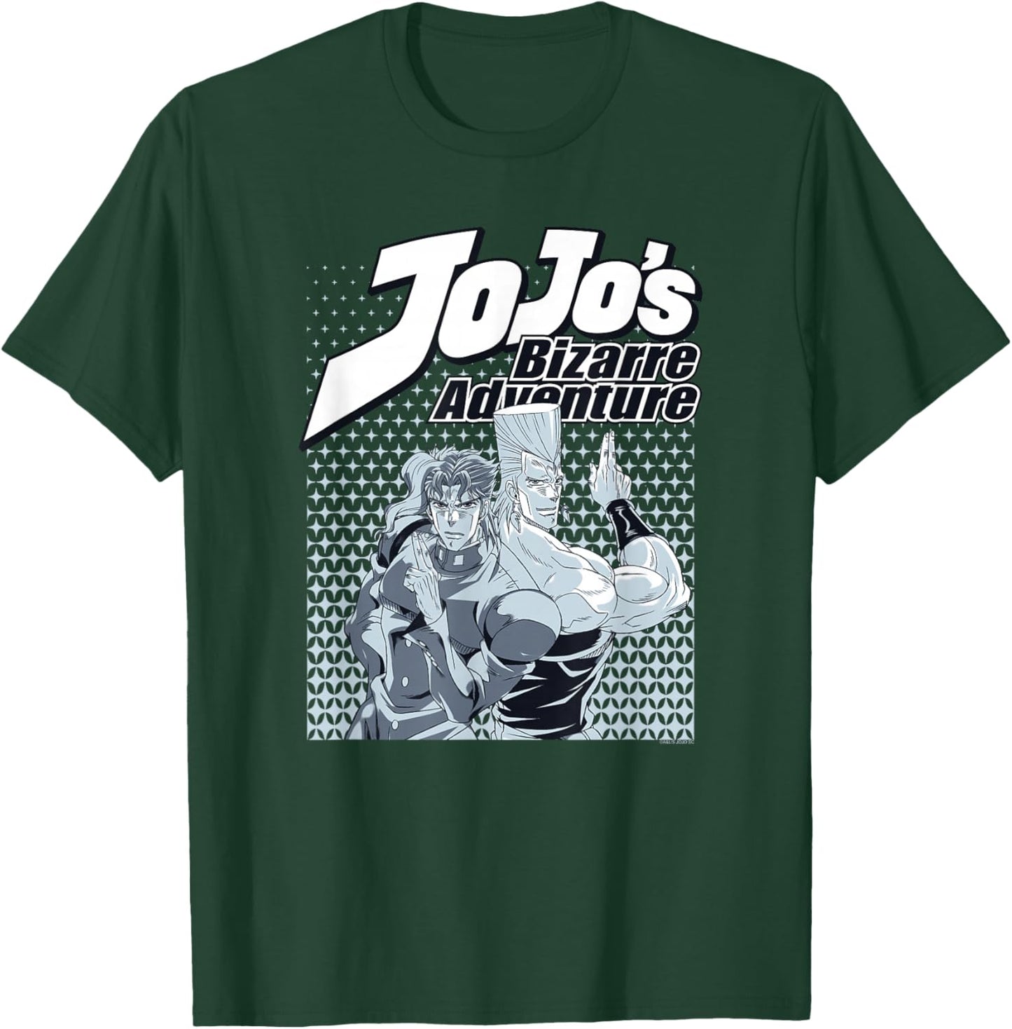 JoJo's Bizarre Adventure Part 3 Kakyoin & Polnareff Anime T-Shirt - T-Shirt | Forest