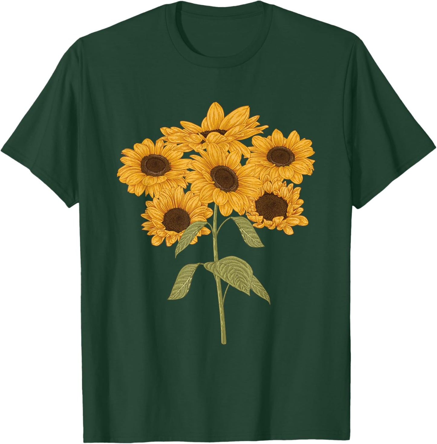 Beautiful Sunflower design for summer lovers women and kids T-Shirt - T-Shirt | Forest