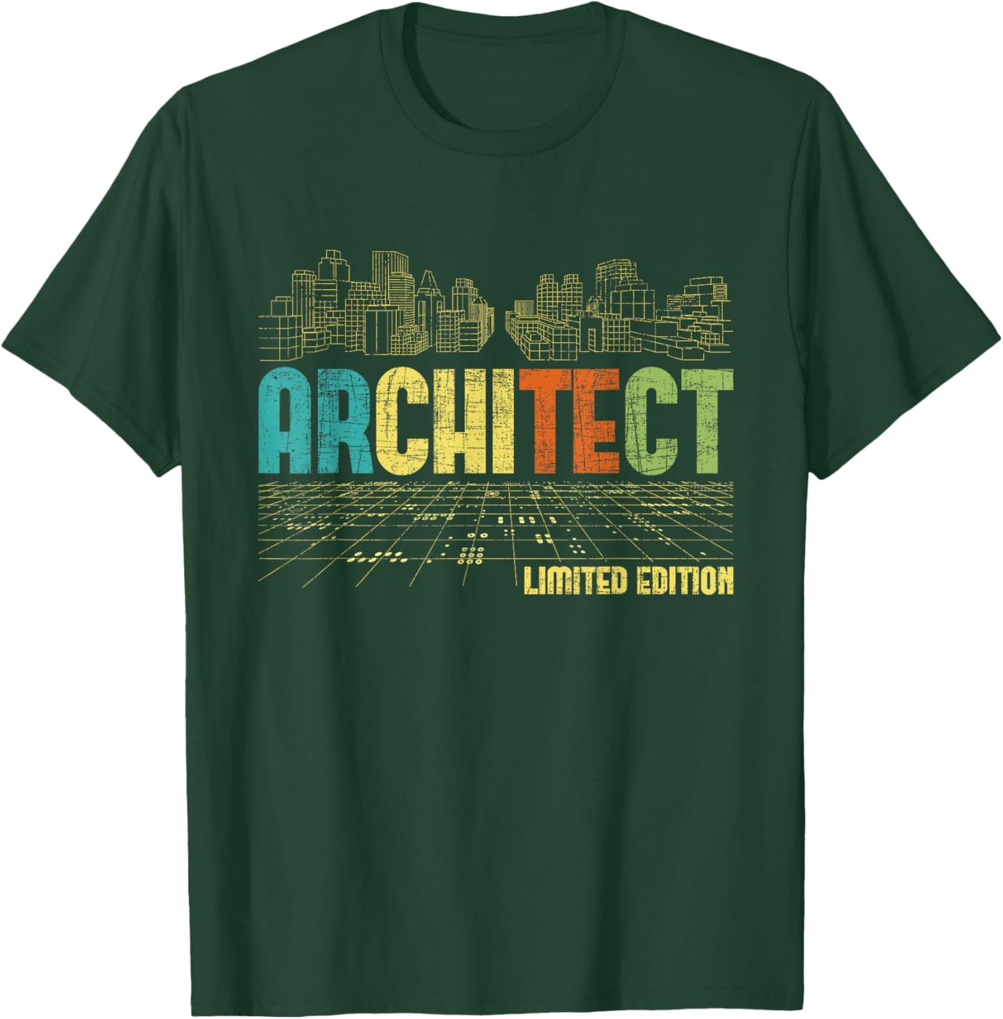 Architect Limited Edition - Planner Architecture Building T-Shirt - T-Shirt | Forest