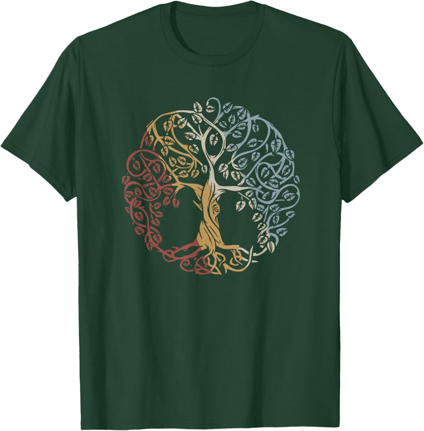 Tree Of Life Retro Style Vintage T-Shirt - T-Shirt | Forest